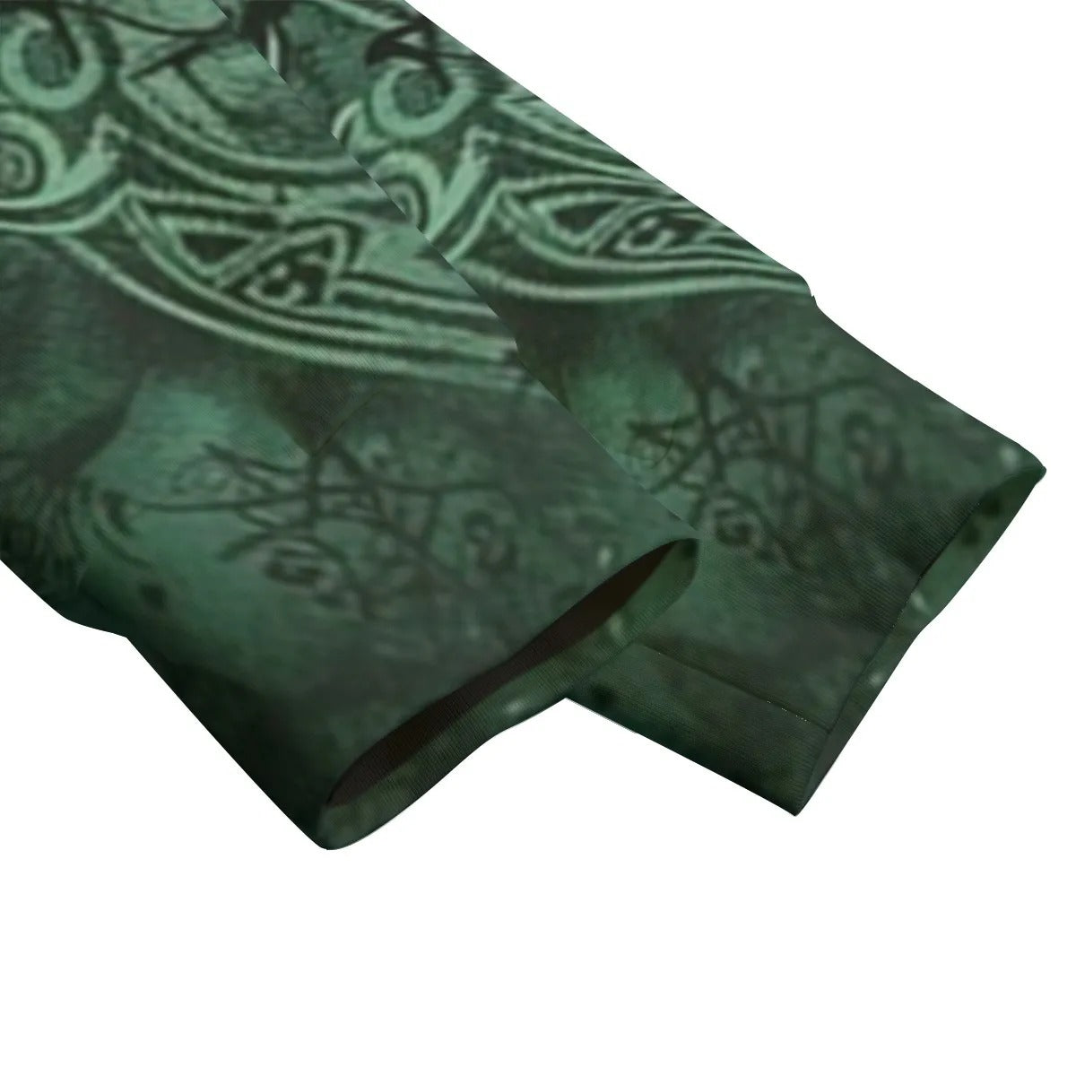 Viking Women Hoodie, Norse Mythology Hoodie, Green Celtic Art Sweatshirt, Deer Skull Design, Nordic Warrior Pullover, Pagan Festival Wear, Dark Fantasy Clothing, Mystic Fashion