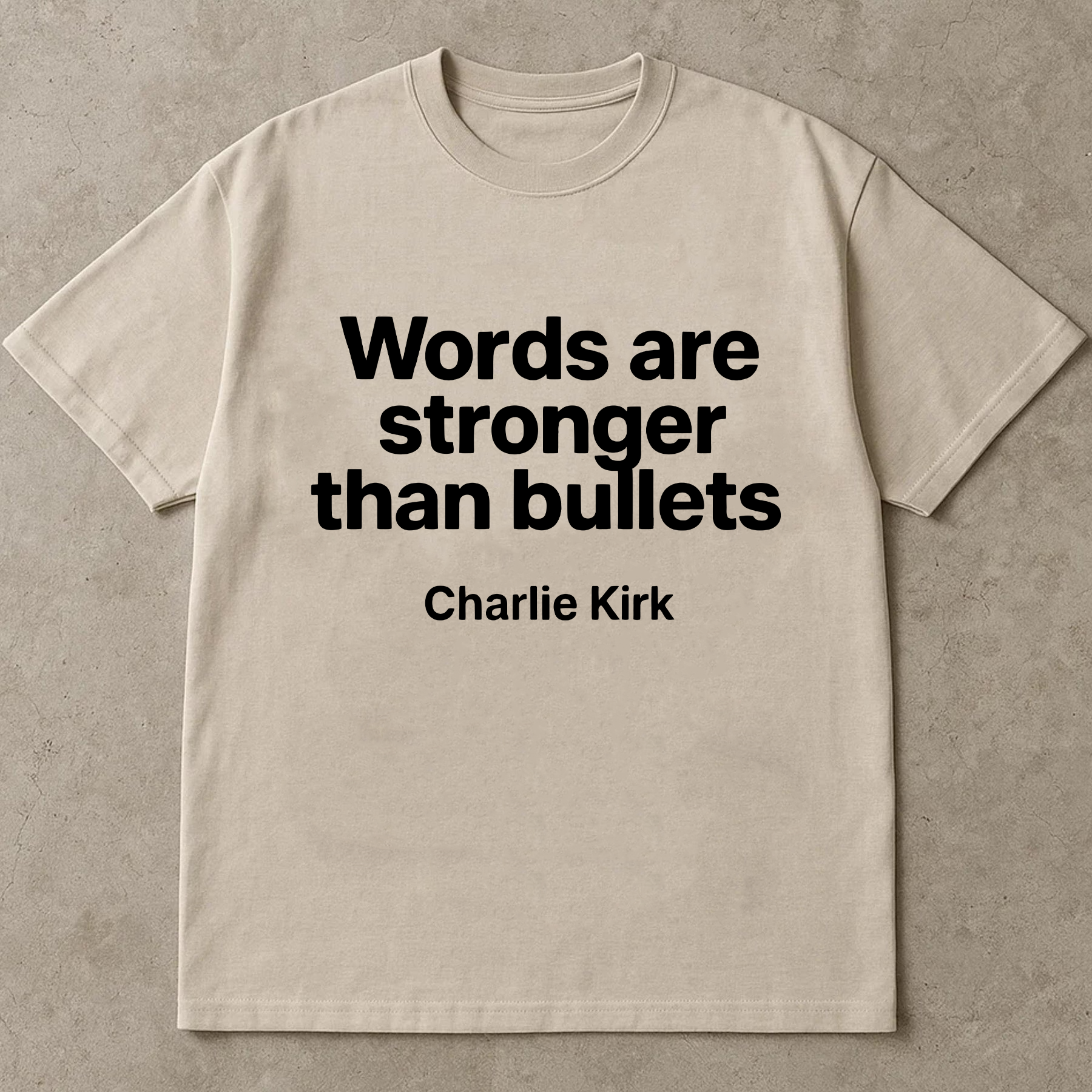 Words are Stronger Than Bullets Shirt, Charlie Kirk Quote Shirt, Patriotic Quote Tee, Inspirational Shirt, American Freedom Shirt, Political Shirt, Motivational Tee