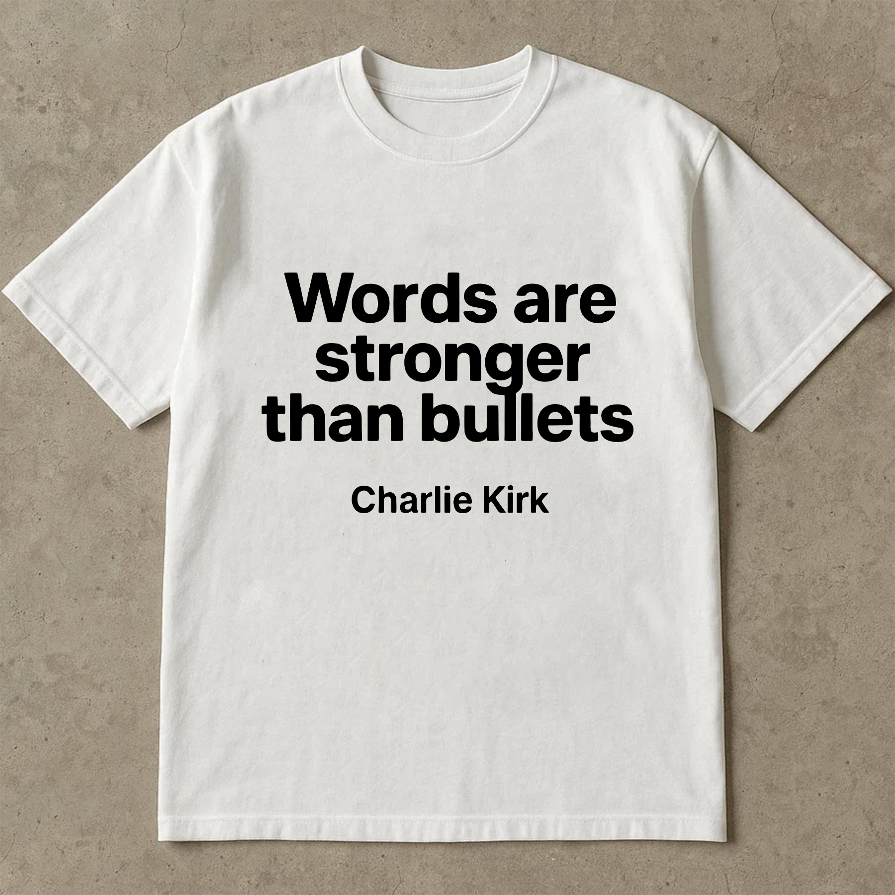 Words are Stronger Than Bullets Shirt, Charlie Kirk Quote Shirt, Patriotic Quote Tee, Inspirational Shirt, American Freedom Shirt, Political Shirt, Motivational Tee