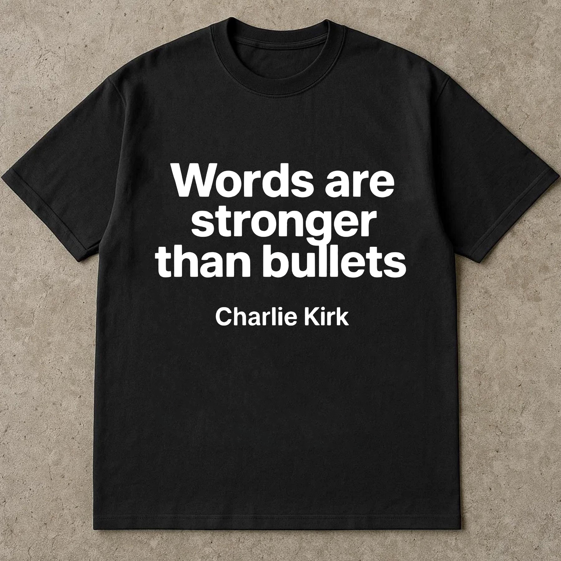 Words are Stronger Than Bullets Shirt, Charlie Kirk Quote Shirt, Patriotic Quote Tee, Inspirational Shirt, American Freedom Shirt, Political Shirt, Motivational Tee