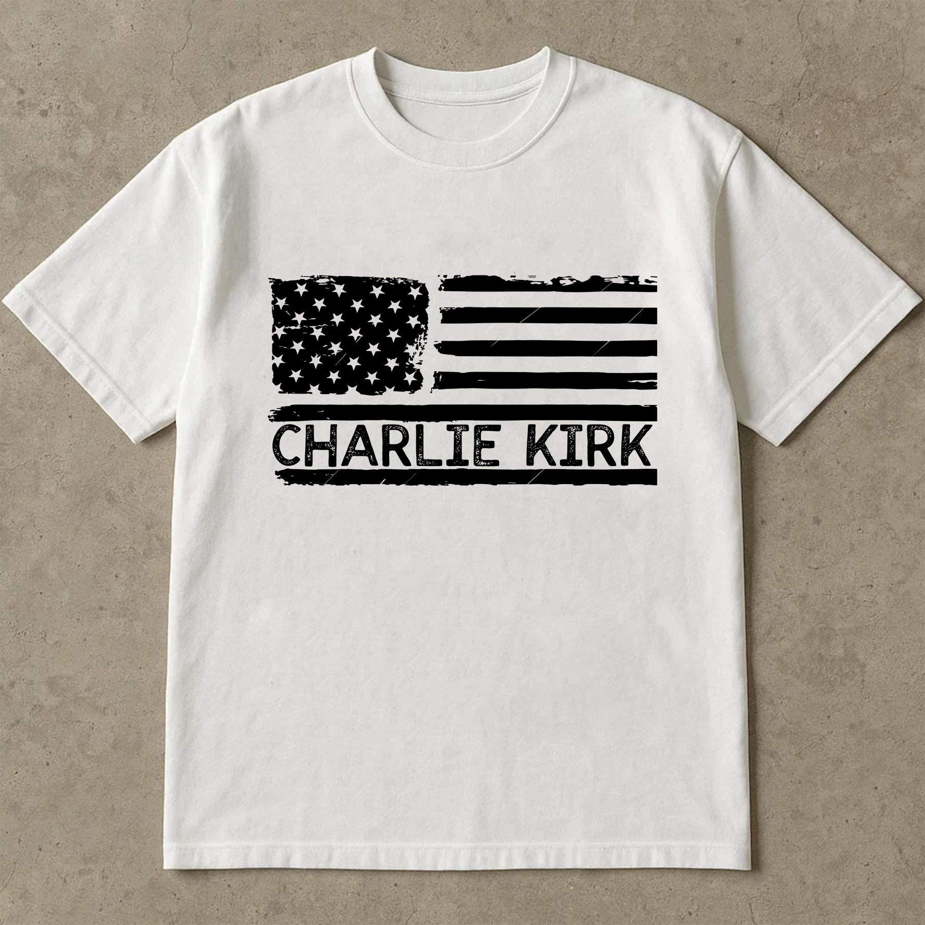 Charlie Kirk American Flag Shirt, Patriotic Tee, USA Flag Shirt, American Pride Shirt, Red White Blue Shirt, Charlie Kirk Shirt, Flag Tee
