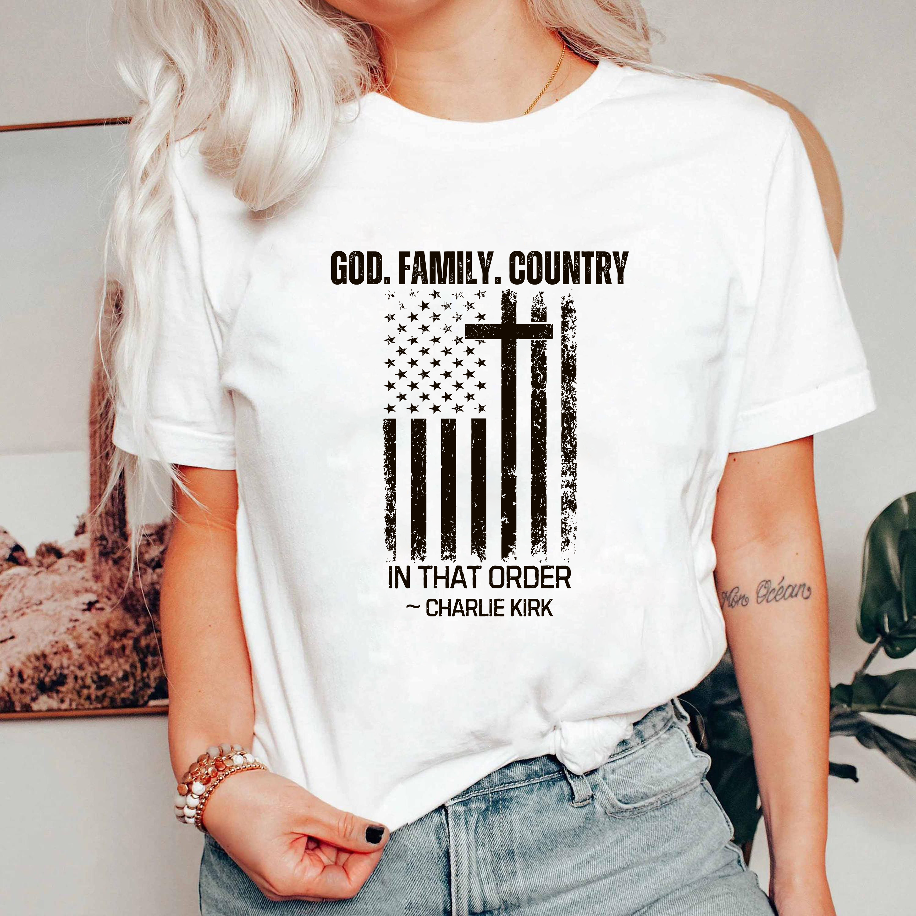 God Family Country Shirt, American Cross Flag Tee, Christian Patriotic Shirt, Faith Family Freedom Shirt, Religious American Shirt, Patriotic Christian Tee