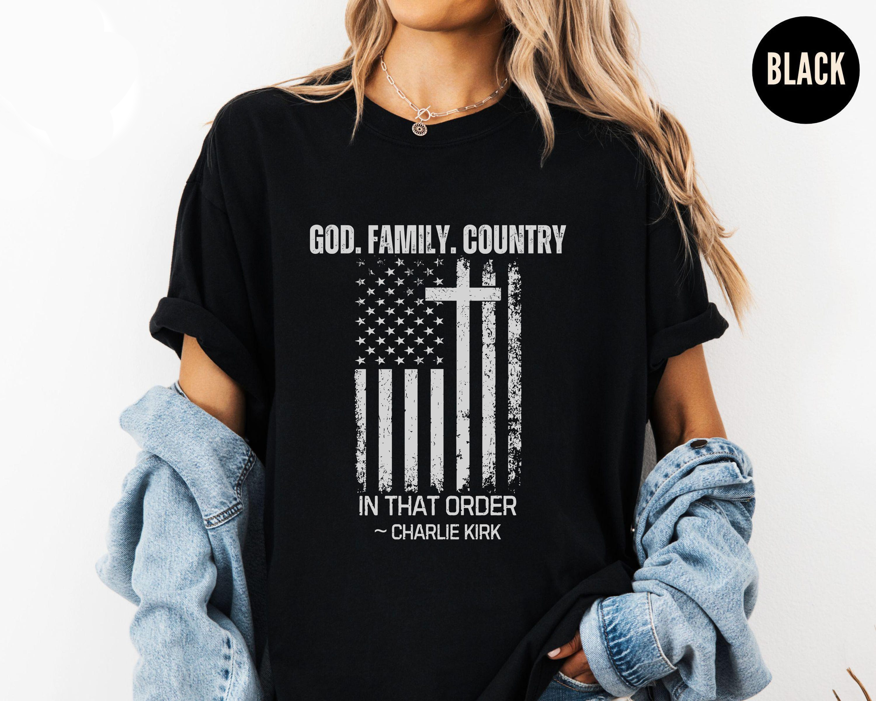 God Family Country Shirt, American Cross Flag Tee, Christian Patriotic Shirt, Faith Family Freedom Shirt, Religious American Shirt, Patriotic Christian Tee