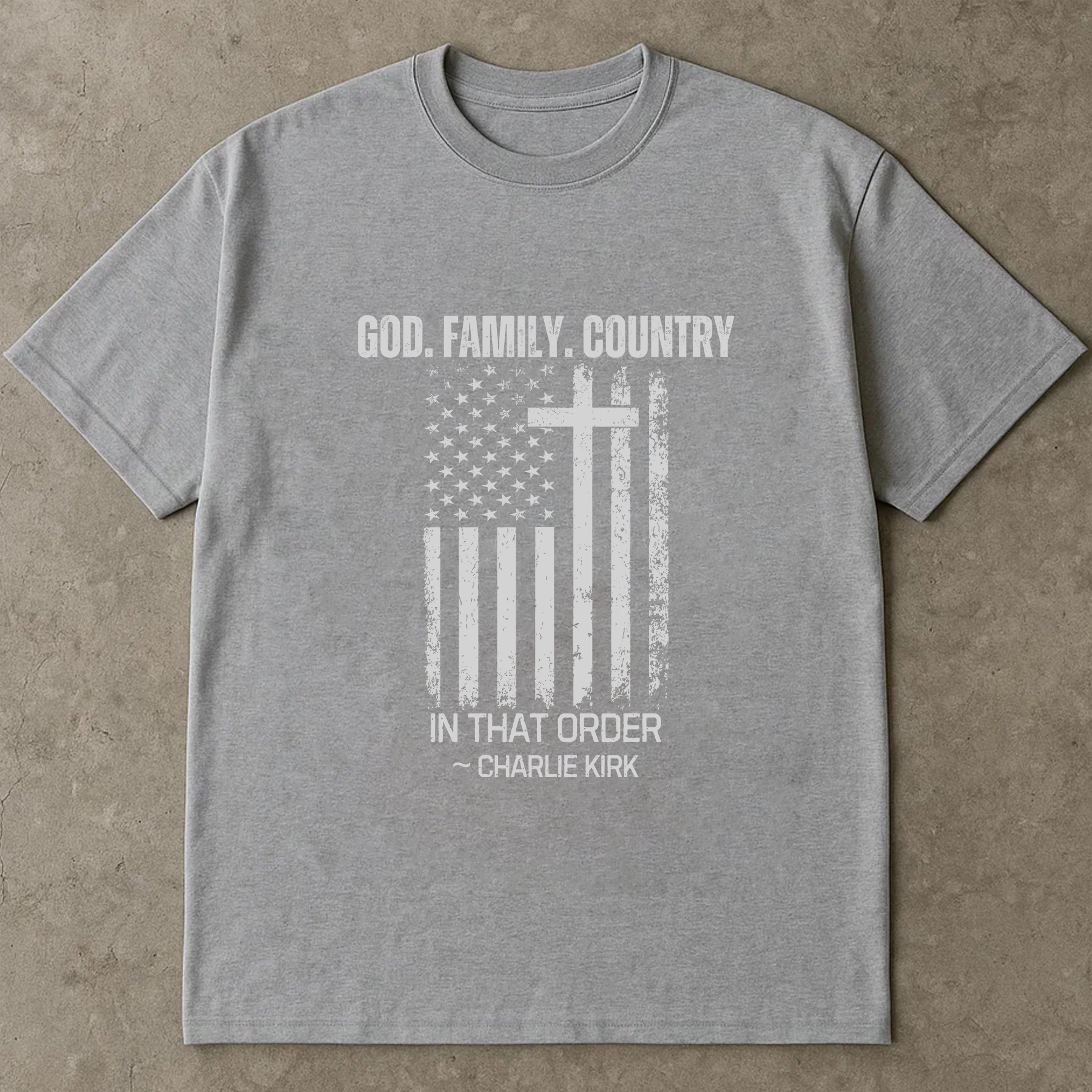 God Family Country Shirt, American Cross Flag Tee, Christian Patriotic Shirt, Faith Family Freedom Shirt, Religious American Shirt, Patriotic Christian Tee