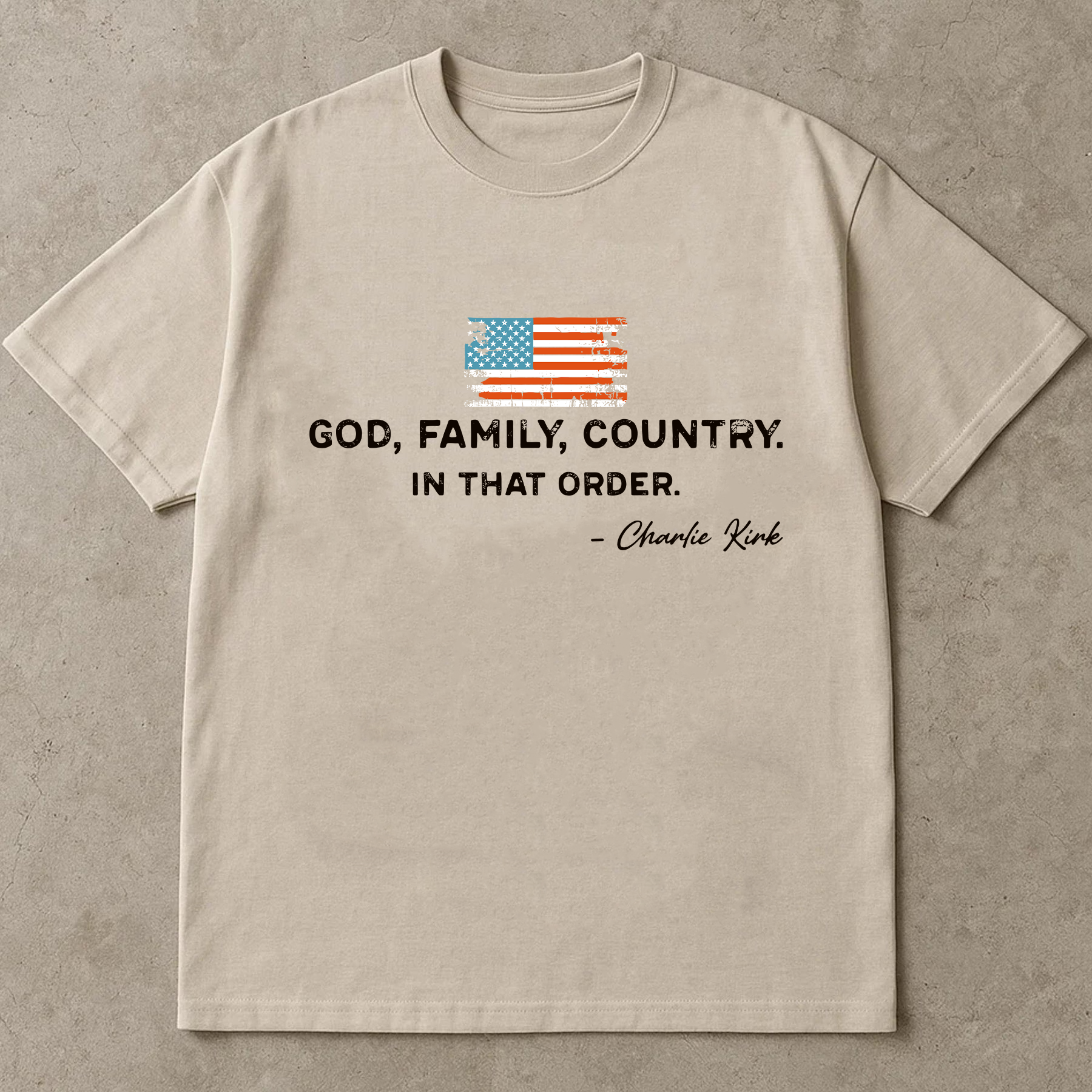 God Family Country Shirt, Patriotic America Quote Tee, Cross Flag Shirt, USA Shirt, Religious Patriotic Tee, Family Faith Freedom Shirt