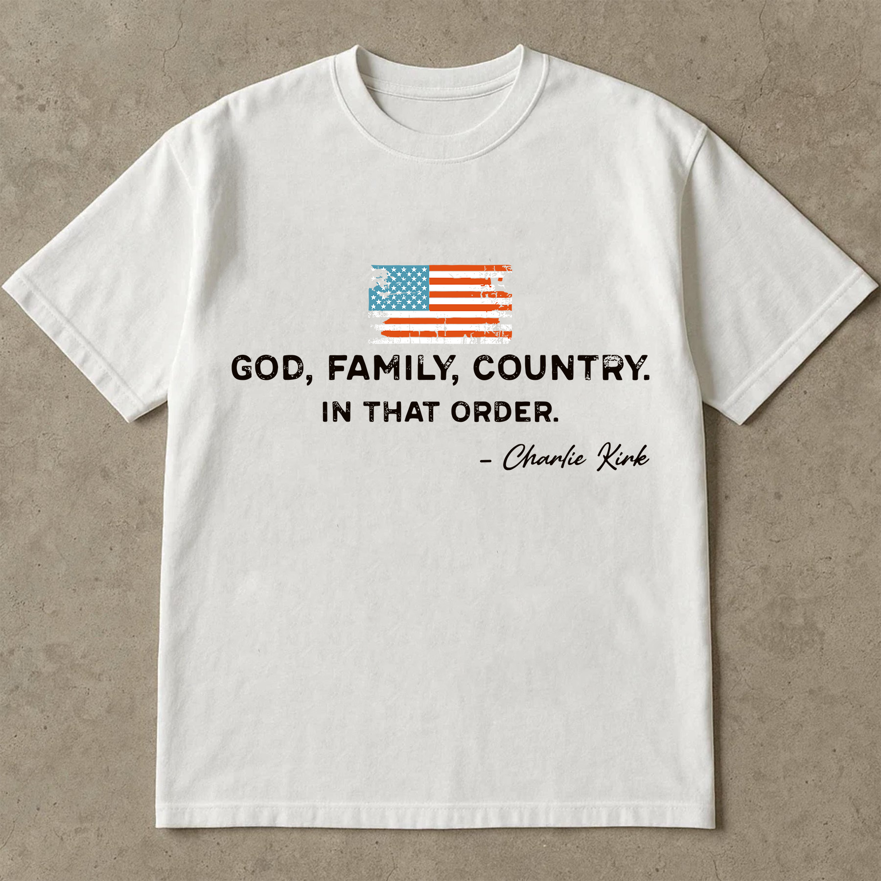 God Family Country Shirt, Patriotic America Quote Tee, Cross Flag Shirt, USA Shirt, Religious Patriotic Tee, Family Faith Freedom Shirt