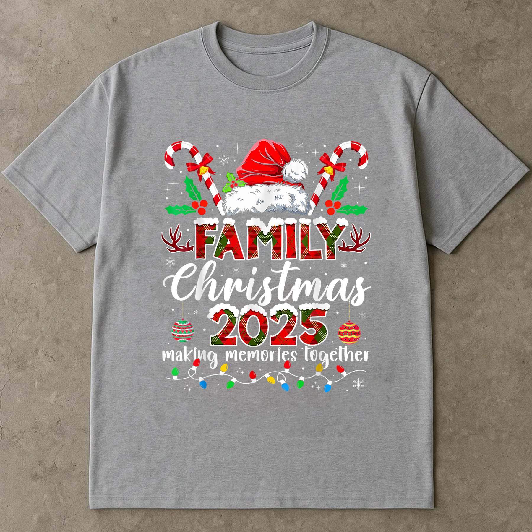 Candy Cane Crew Shirt, Christmas Matching Tee, Funny Holiday Outfit, We Stick Together Top, Festive Family Party Shirt, Xmas Gift