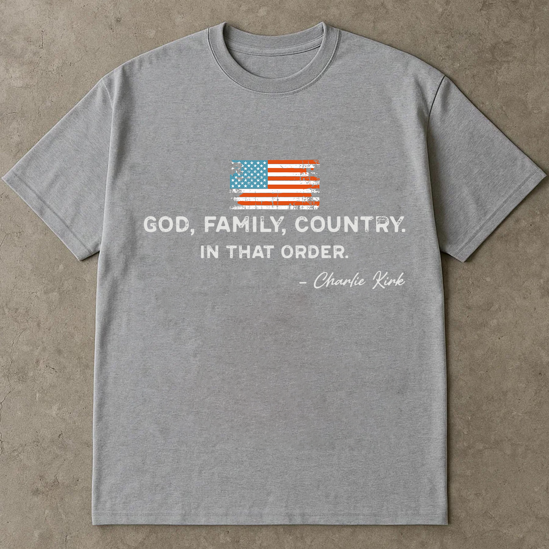 God Family Country Shirt, Patriotic America Quote Tee, Cross Flag Shirt, USA Shirt, Religious Patriotic Tee, Family Faith Freedom Shirt