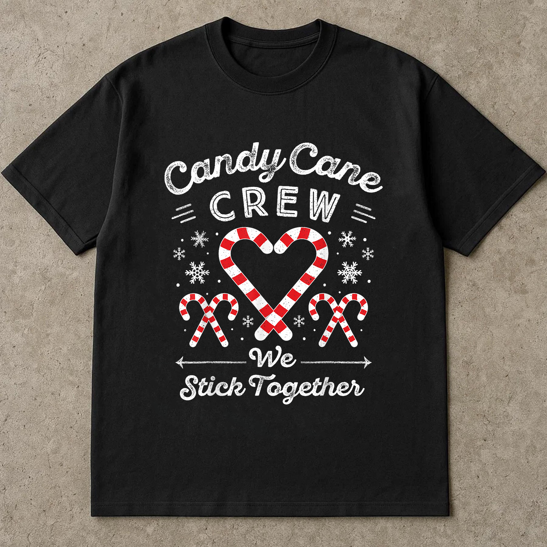 Family Christmas 2025 Shirt, Matching Holiday Pajama Tee, Candy Cane Santa Hat Top, Making Memories Together, Festive Xmas Gift