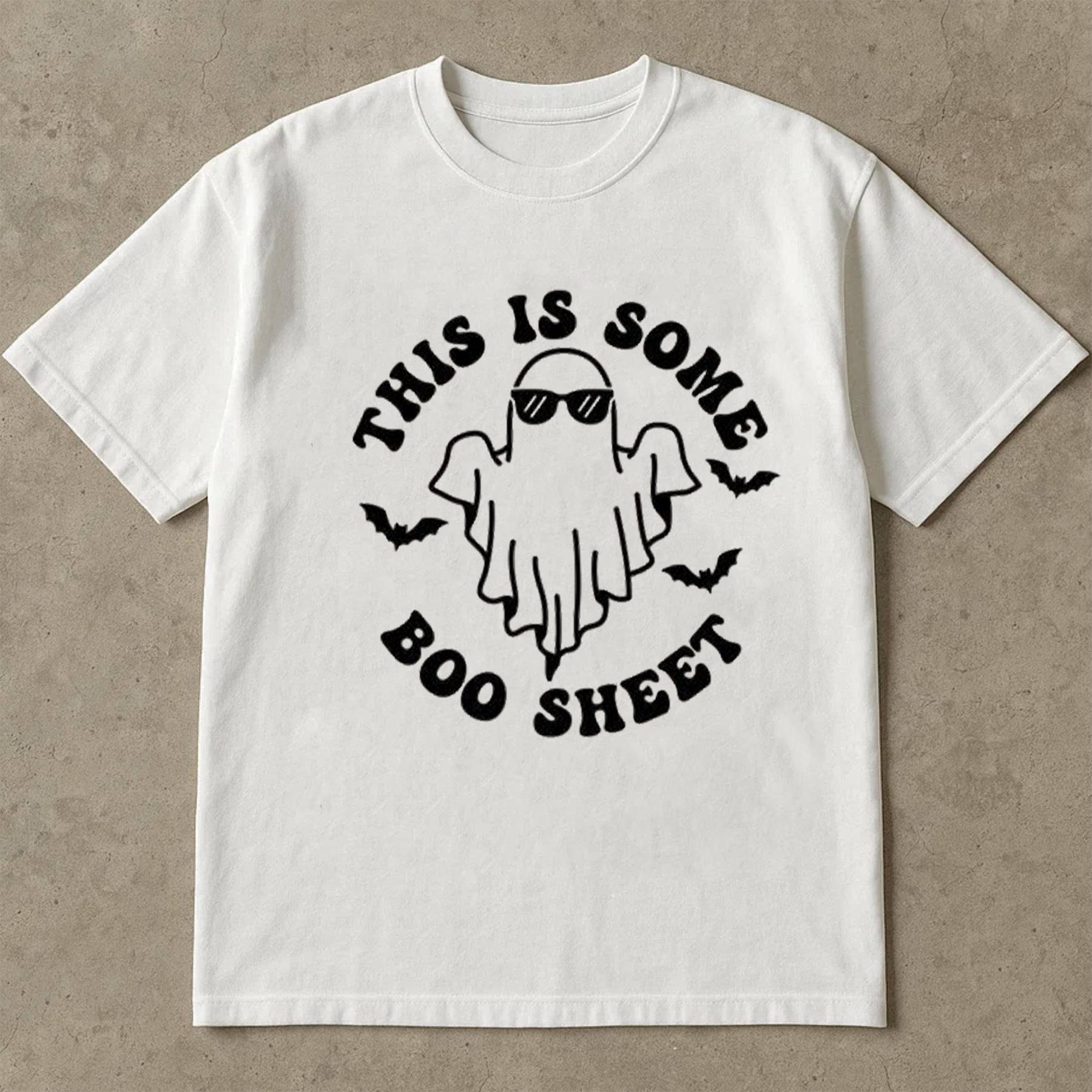 This Is Some Boo Sheet Shirt, Funny Halloween Ghost T-Shirt, Spooky Season Tee, Cute Ghost Pun Shirt, Unisex Humor Graphic Tee
