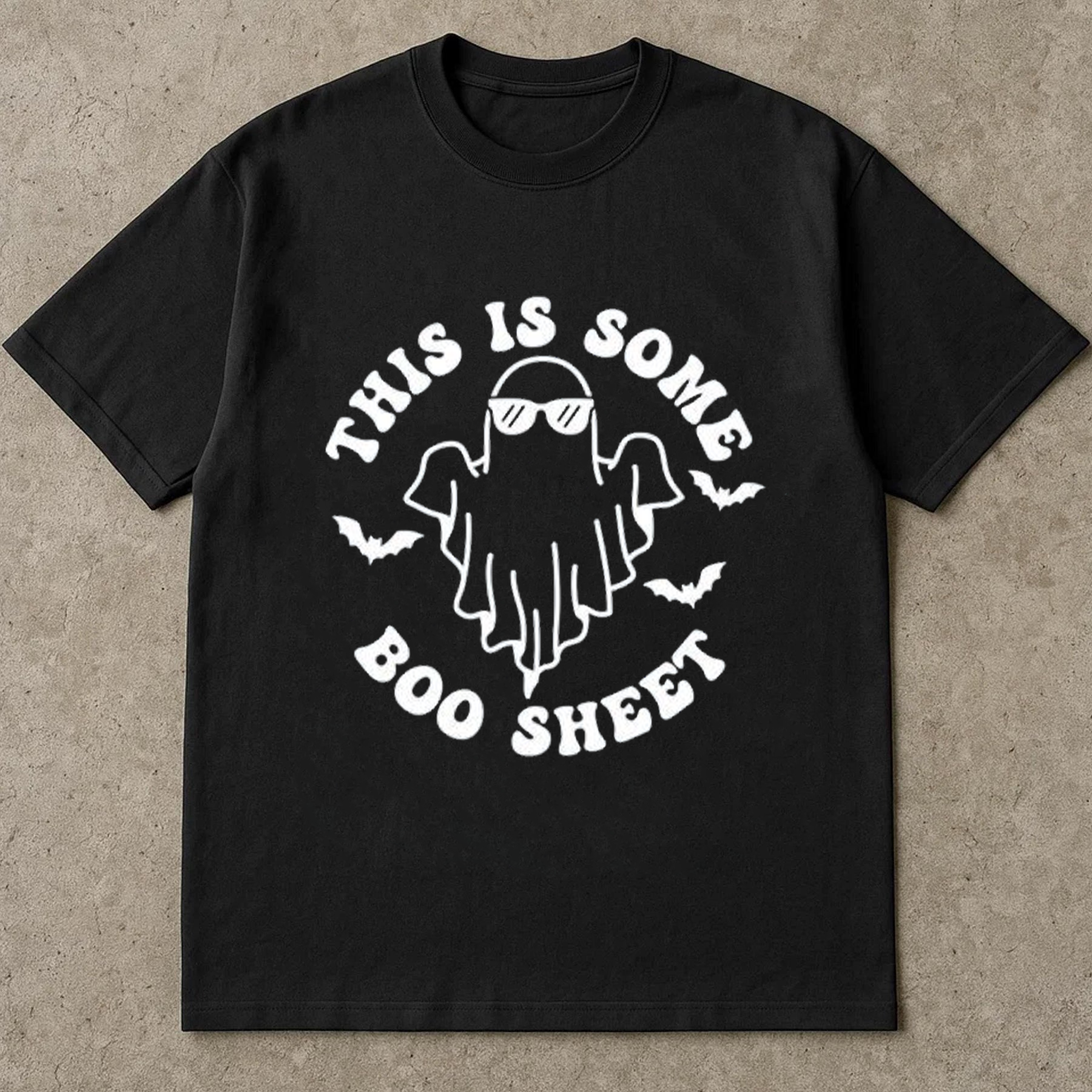 This Is Some Boo Sheet Shirt, Funny Halloween Ghost T-Shirt, Spooky Season Tee, Cute Ghost Pun Shirt, Unisex Humor Graphic Tee