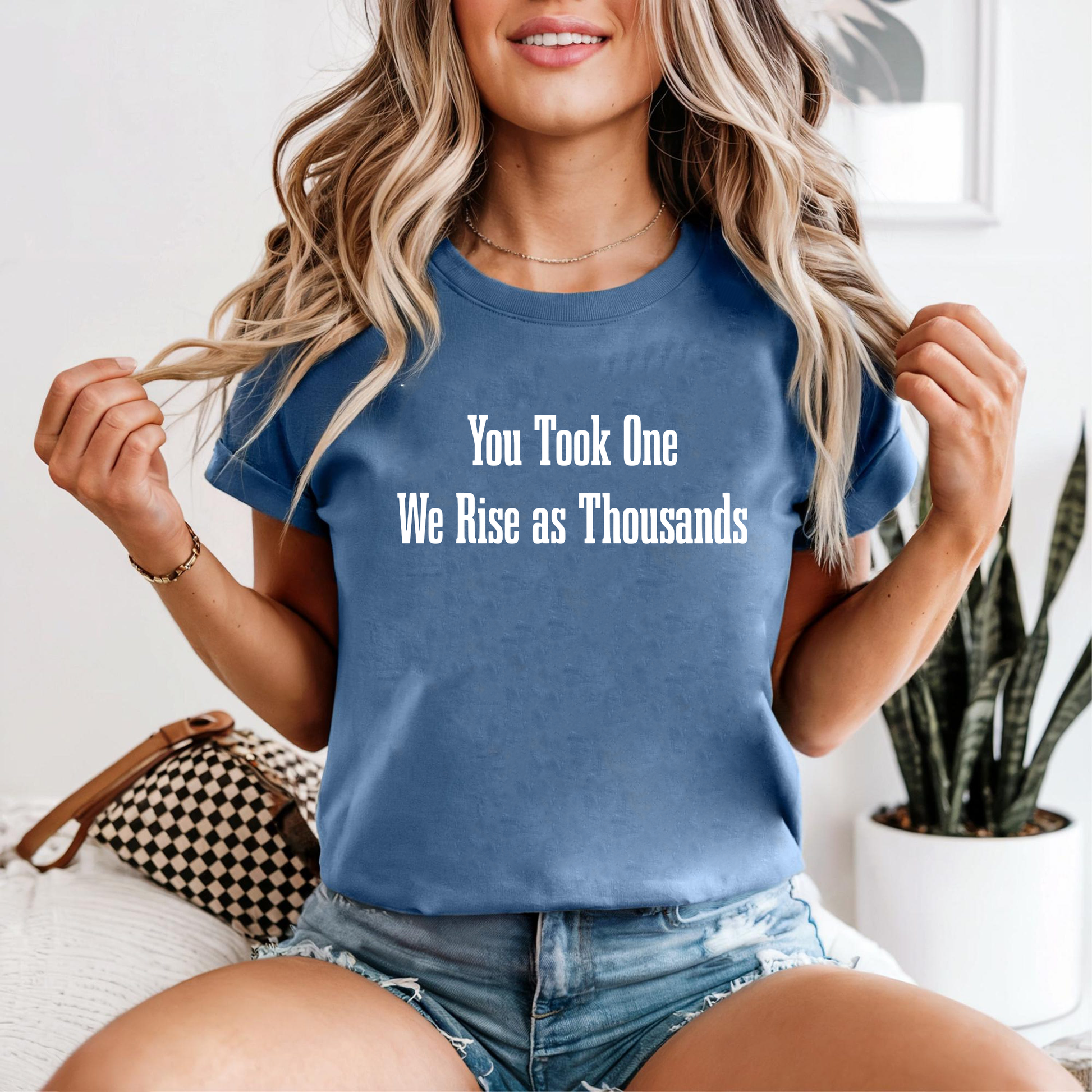 You Took One Shirt, We Rise as Thousands Tee, Protest Graphic Shirt, Resistance Movement T Shirt, Justice Equality Tee