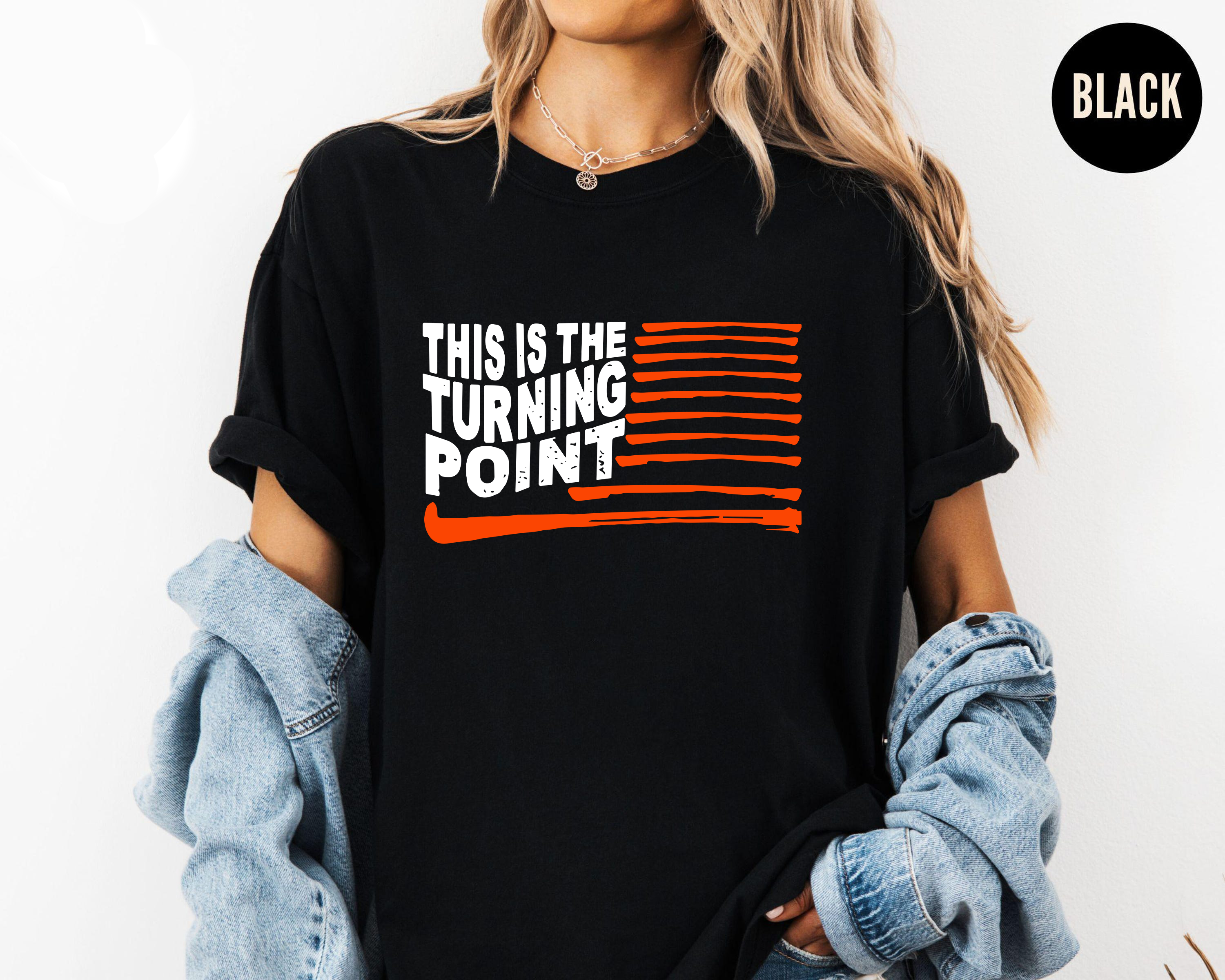 This Is The Turning Point Shirt, Patriotic American Flag Tee, Political Statement T Shirt, Freedom Liberty Graphic Tee