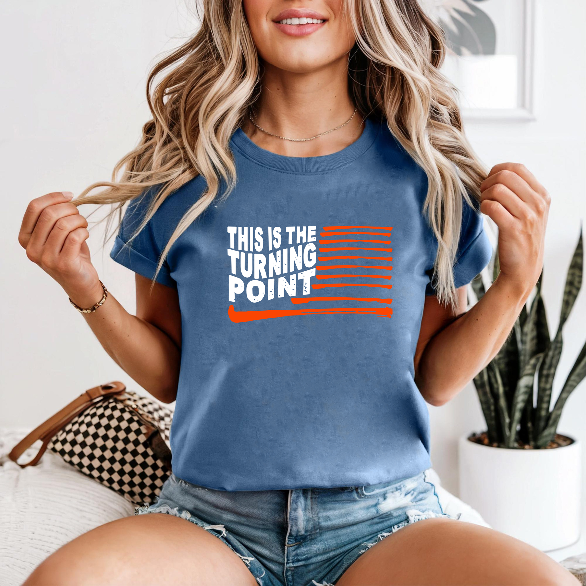 This Is The Turning Point Shirt, Patriotic American Flag Tee, Political Statement T Shirt, Freedom Liberty Graphic Tee