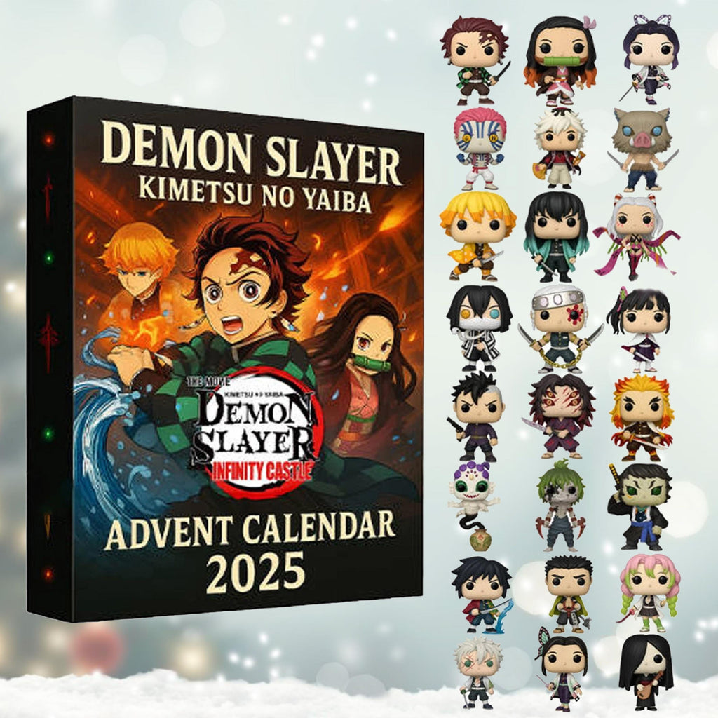 Samurai Heroes Anime-Inspired Advent Calendar 2025, 24 Days Chibi Warrior Figures, Collector Surprise Holiday Gift