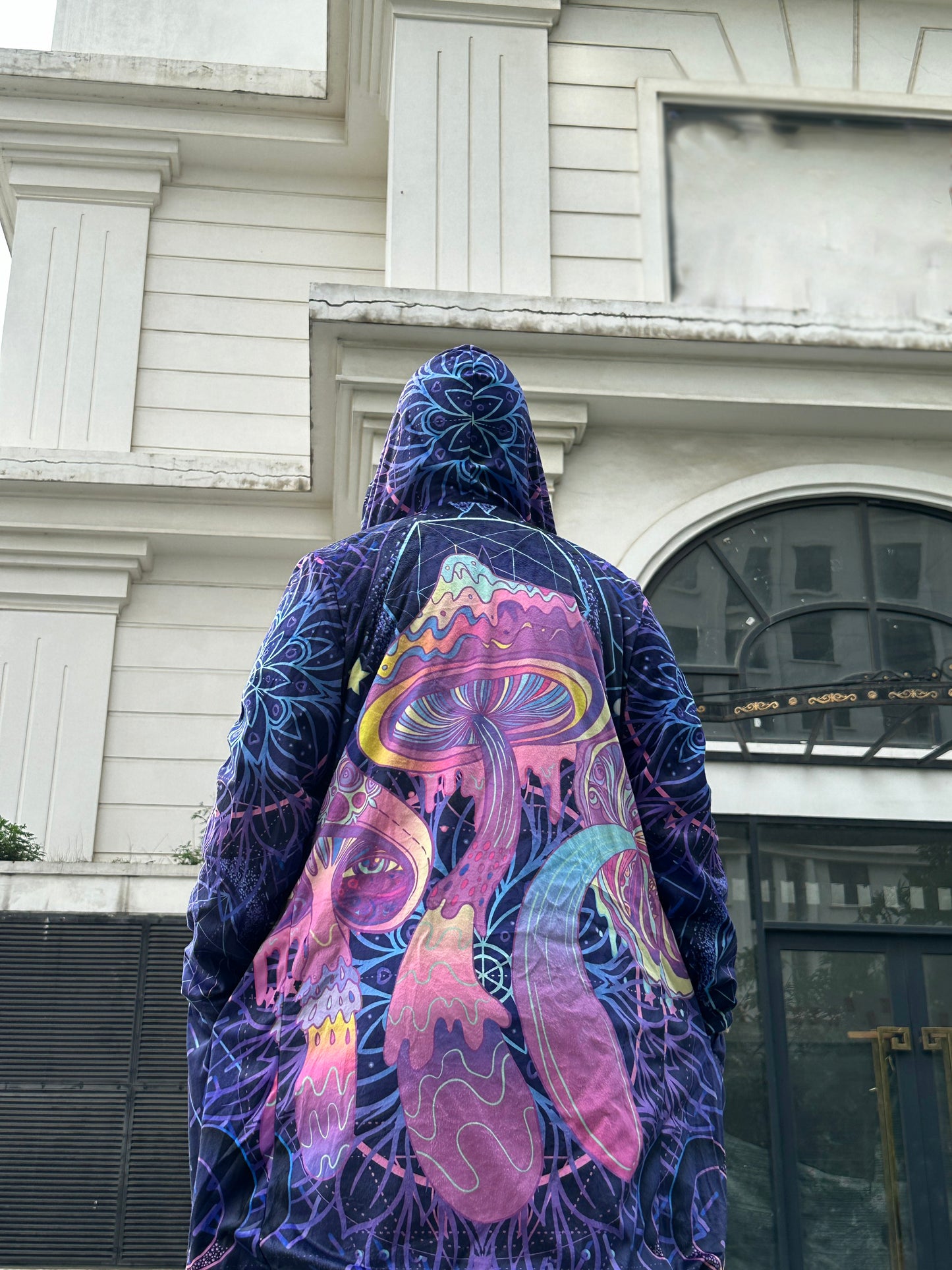 Psychedelic Mushroom Cloak, Mushroom Colorful Cloak