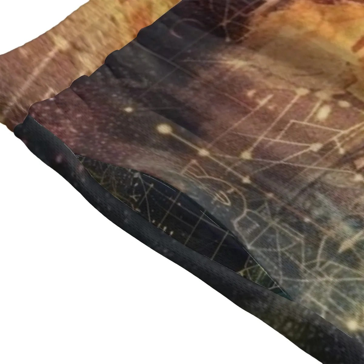 Celestial Alchemy Men's Shorts, Sacred Geometry Occult Streetwear, Sun Moon Magic Shorts for Festival, Spiritual Summer Gift