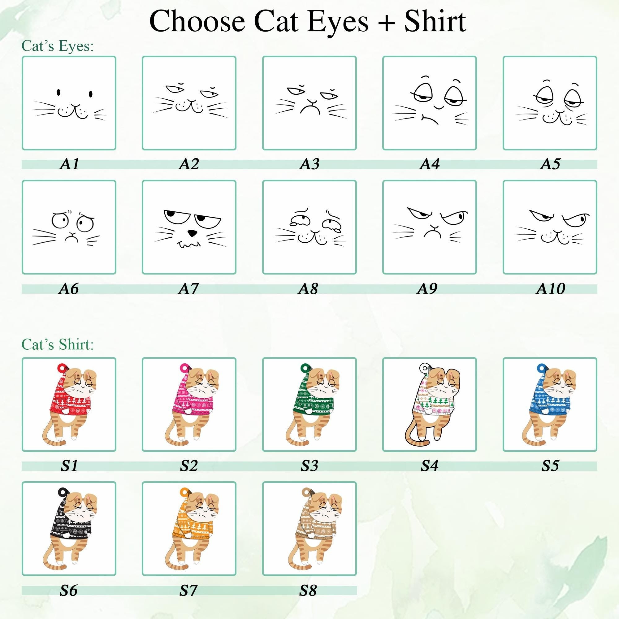 Custom Funny Cats Ornament, Personalized Cat Christmas Ornament, Christmas Tree Cat Ornament, Cat Owner Gift, Cat Mom Gifts, Xmas Gift