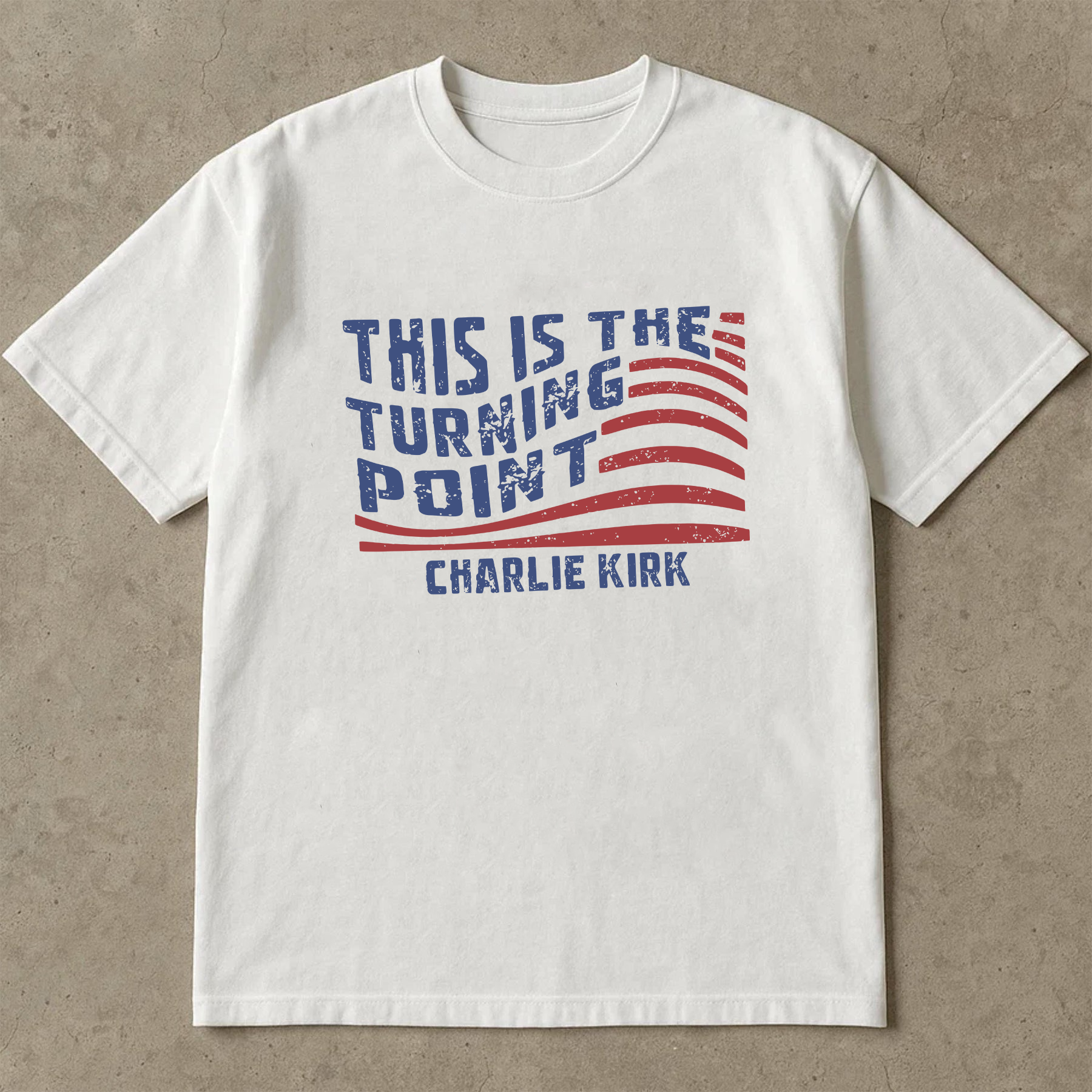 This Is The Turning Point Shirt, Charlie Kirk Tee, Patriotic American Flag T Shirt, Political Movement Graphic Tee