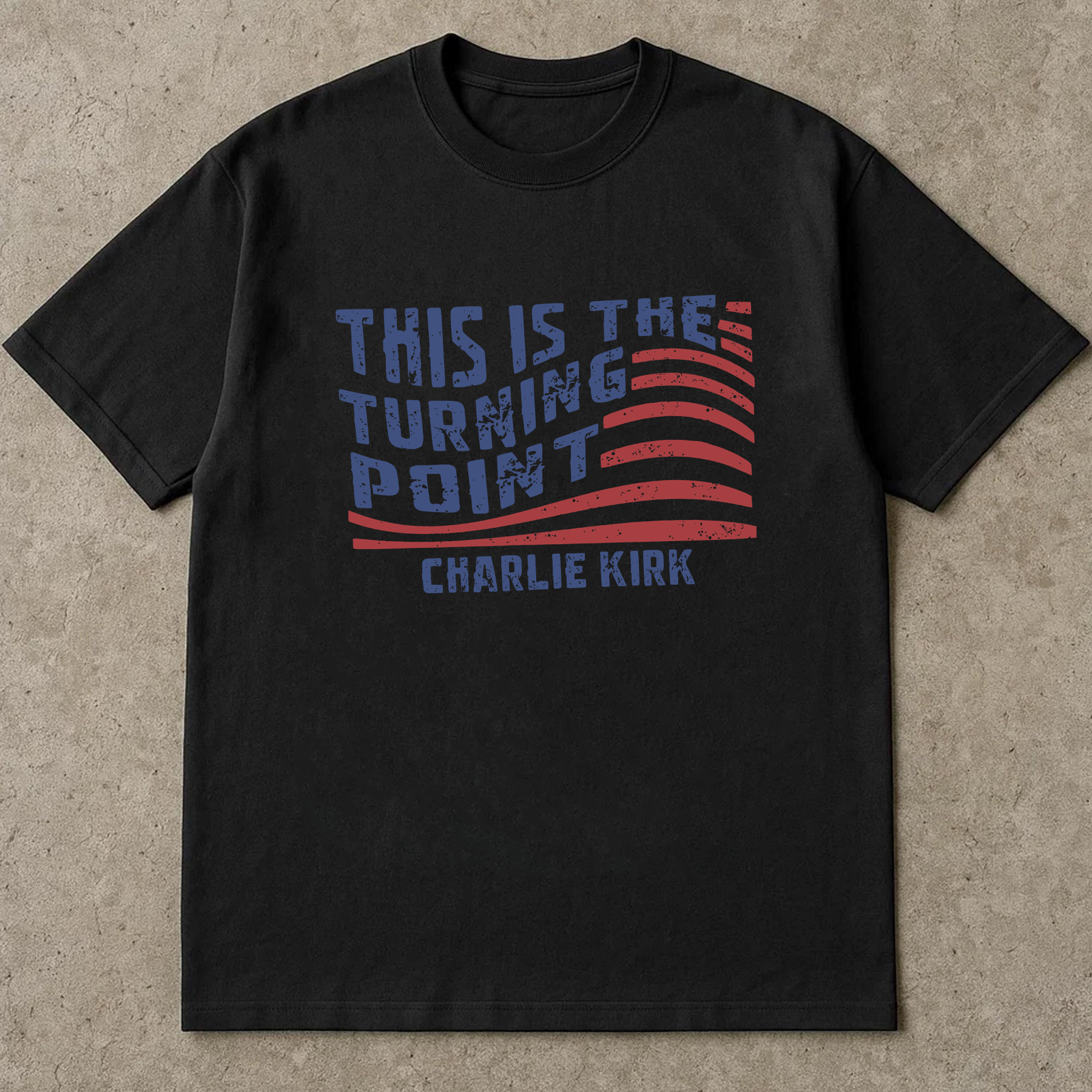 This Is The Turning Point Shirt, Charlie Kirk Tee, Patriotic American Flag T Shirt, Political Movement Graphic Tee