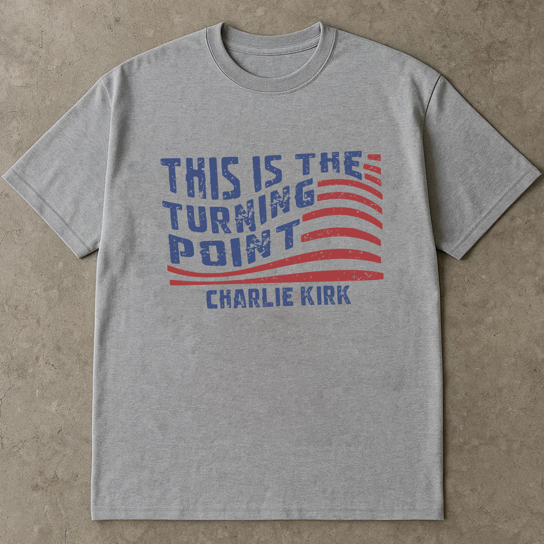 This Is The Turning Point Shirt, Charlie Kirk Tee, Patriotic American Flag T Shirt, Political Movement Graphic Tee