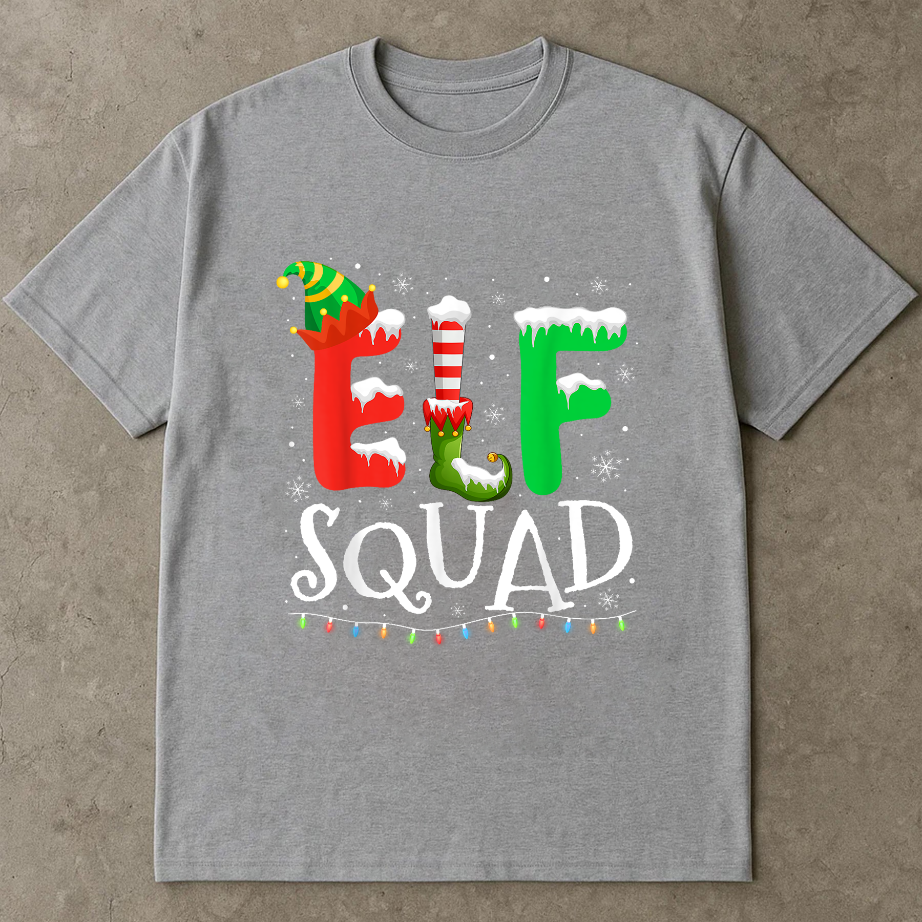 Elf Squad Christmas Shirt, Matching Family Holiday Tee, Cute Elf Costume Top, Festive Party Outfit, Santa Helper Christmas Gift