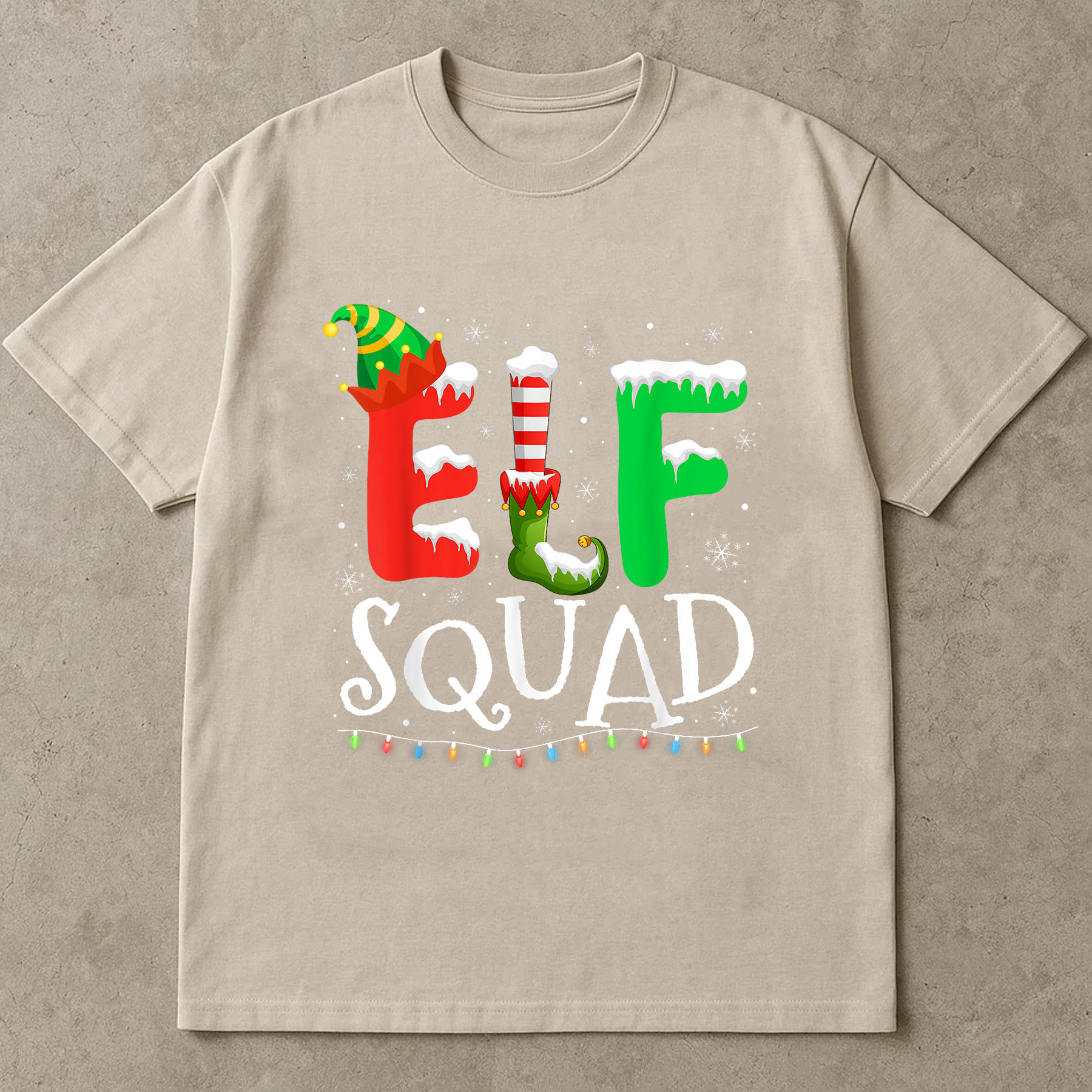 Elf Squad Christmas Shirt, Matching Family Holiday Tee, Cute Elf Costume Top, Festive Party Outfit, Santa Helper Christmas Gift