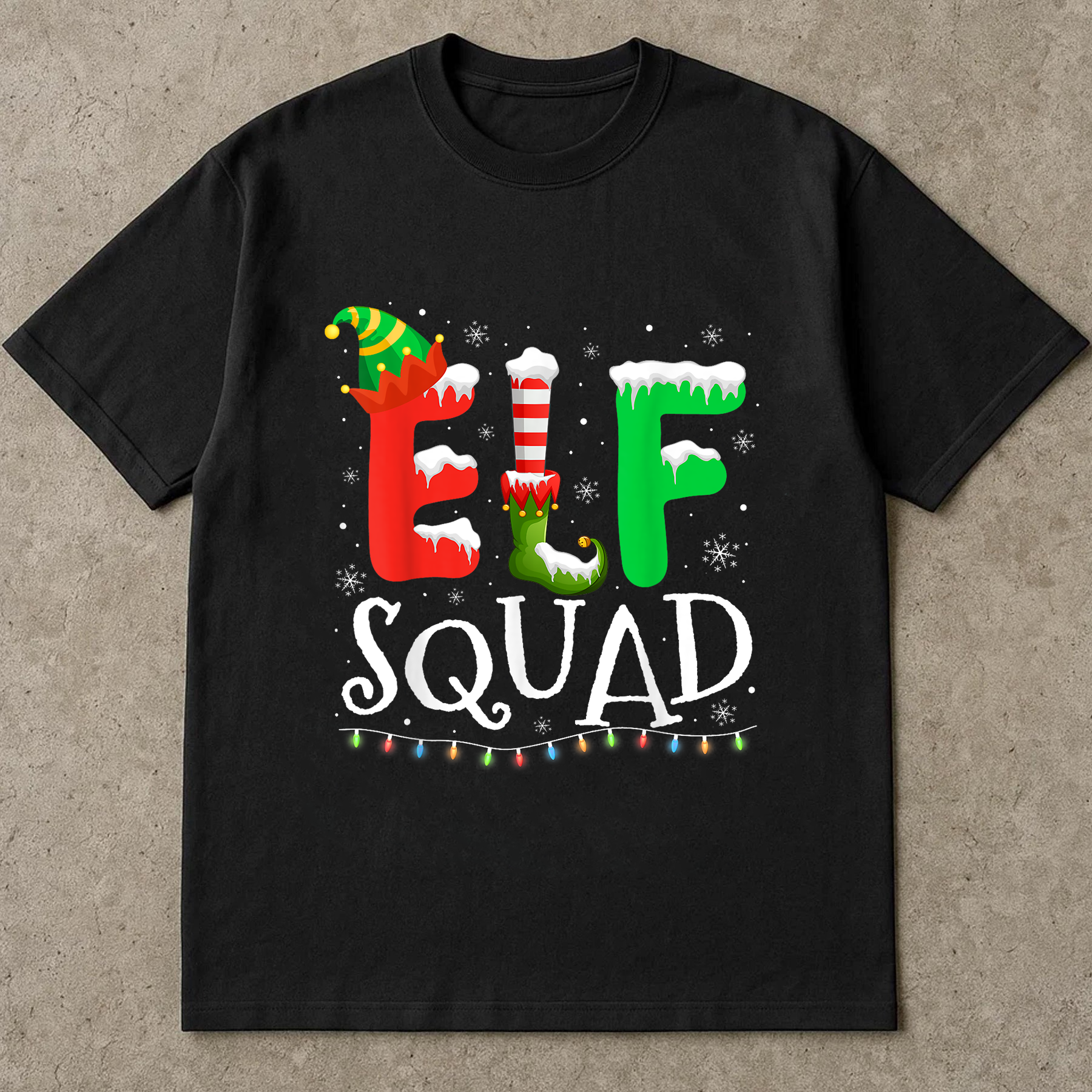 Elf Squad Christmas Shirt, Matching Family Holiday Tee, Cute Elf Costume Top, Festive Party Outfit, Santa Helper Christmas Gift