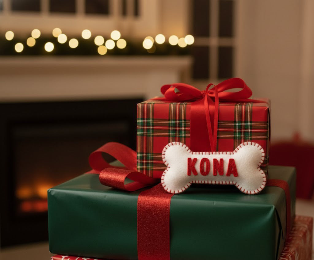 Personalized Bone Ornament, Pet Cutsom Ornament, Custom Name Keepsake, Handmade Ornament, Animal Keepsake Gift