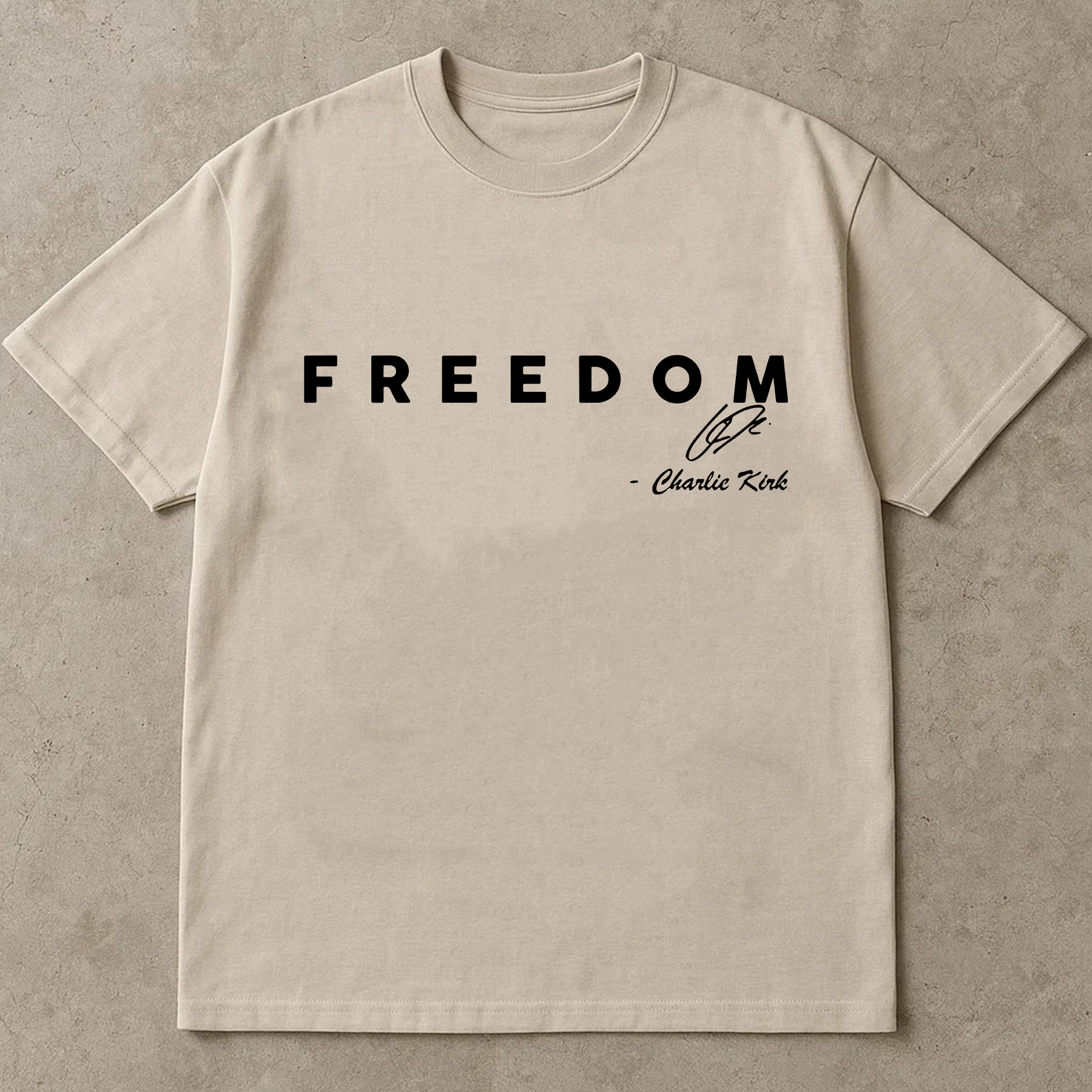 Freedom Shirt, Charlie Kirk Quote Tee, Political Activism T Shirt, Liberty Freedom Graphic Tee, Patriotic Statement Shirt