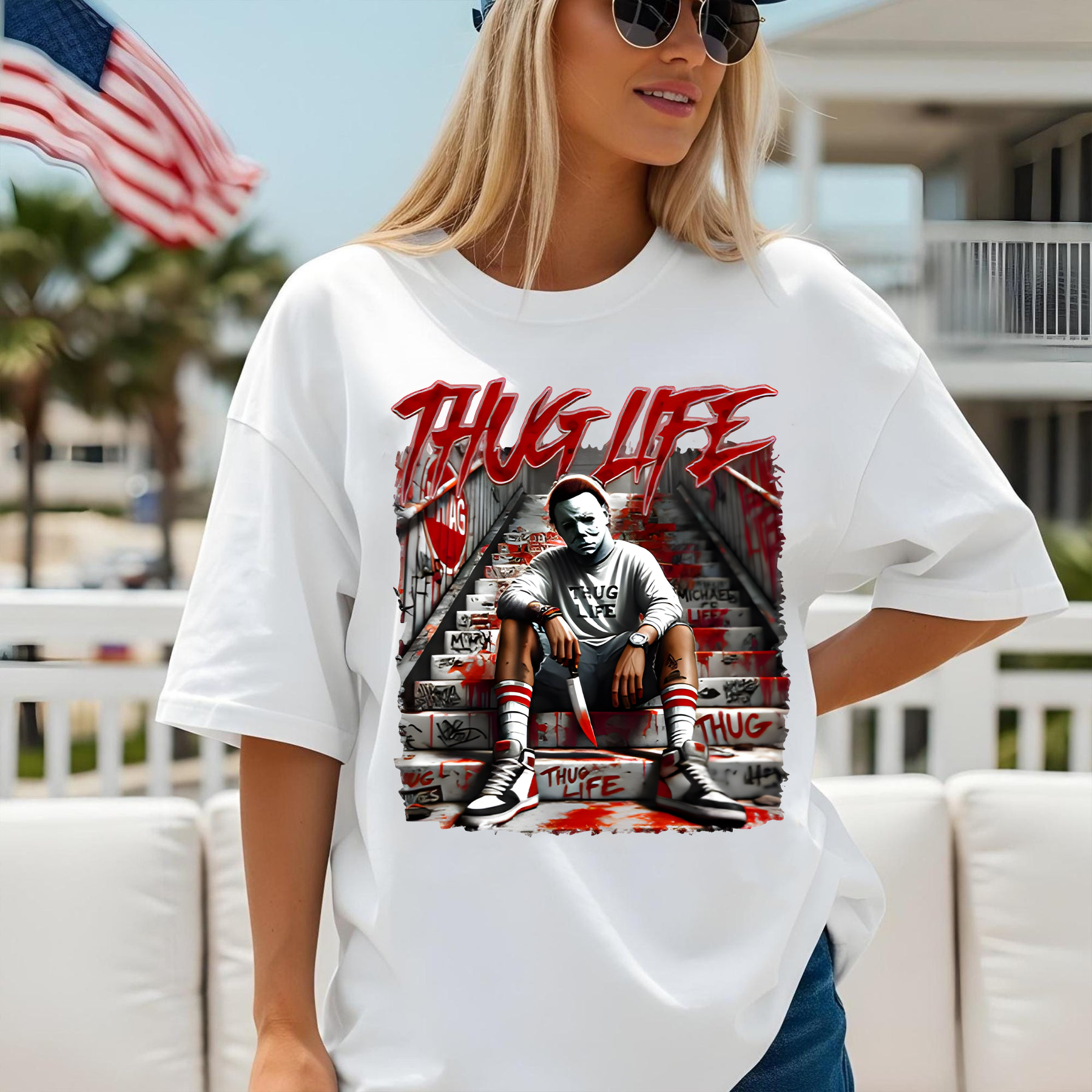 Graphic Shirt, Halloween Tee, Killer Shirt, Halloween Shirt for Men and Women