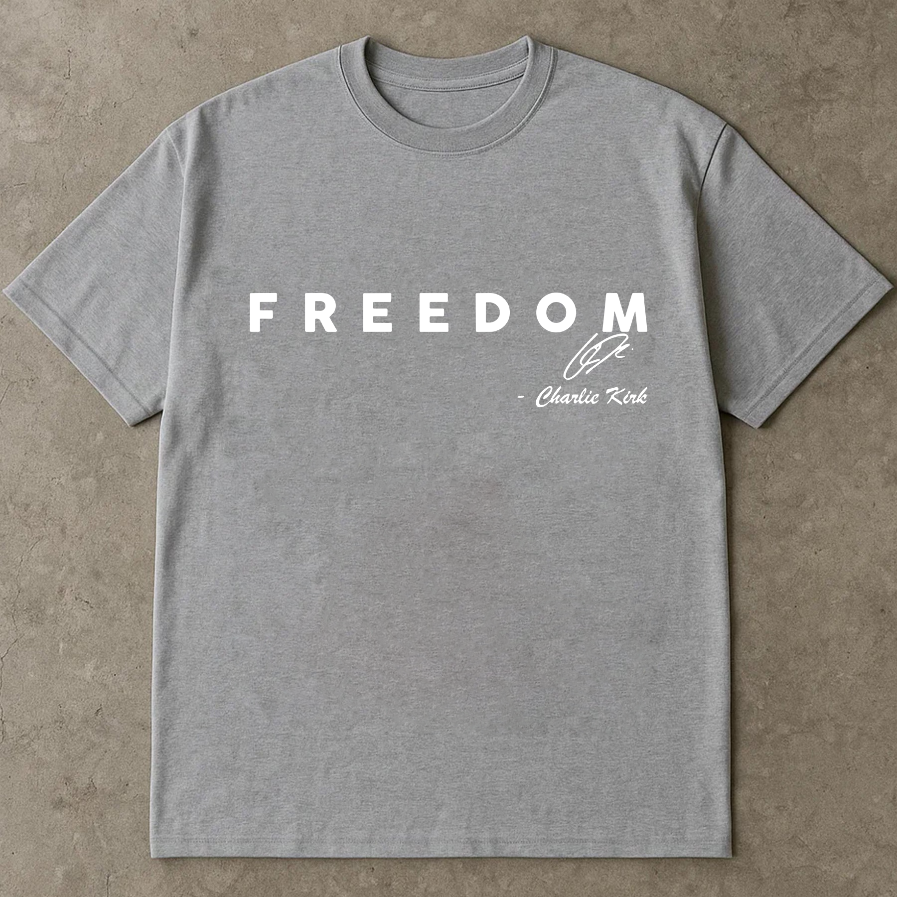 Freedom Shirt, Charlie Kirk Quote Tee, Political Activism T Shirt, Liberty Freedom Graphic Tee, Patriotic Statement Shirt