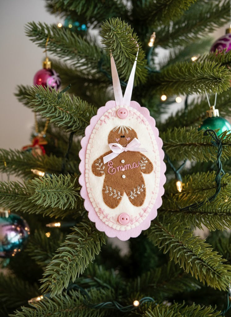 Personalized Baby Christmas Ornament, Newborn Ornament, Custom Name Keepsake, Handmade Ornament, Baby Shower Gift