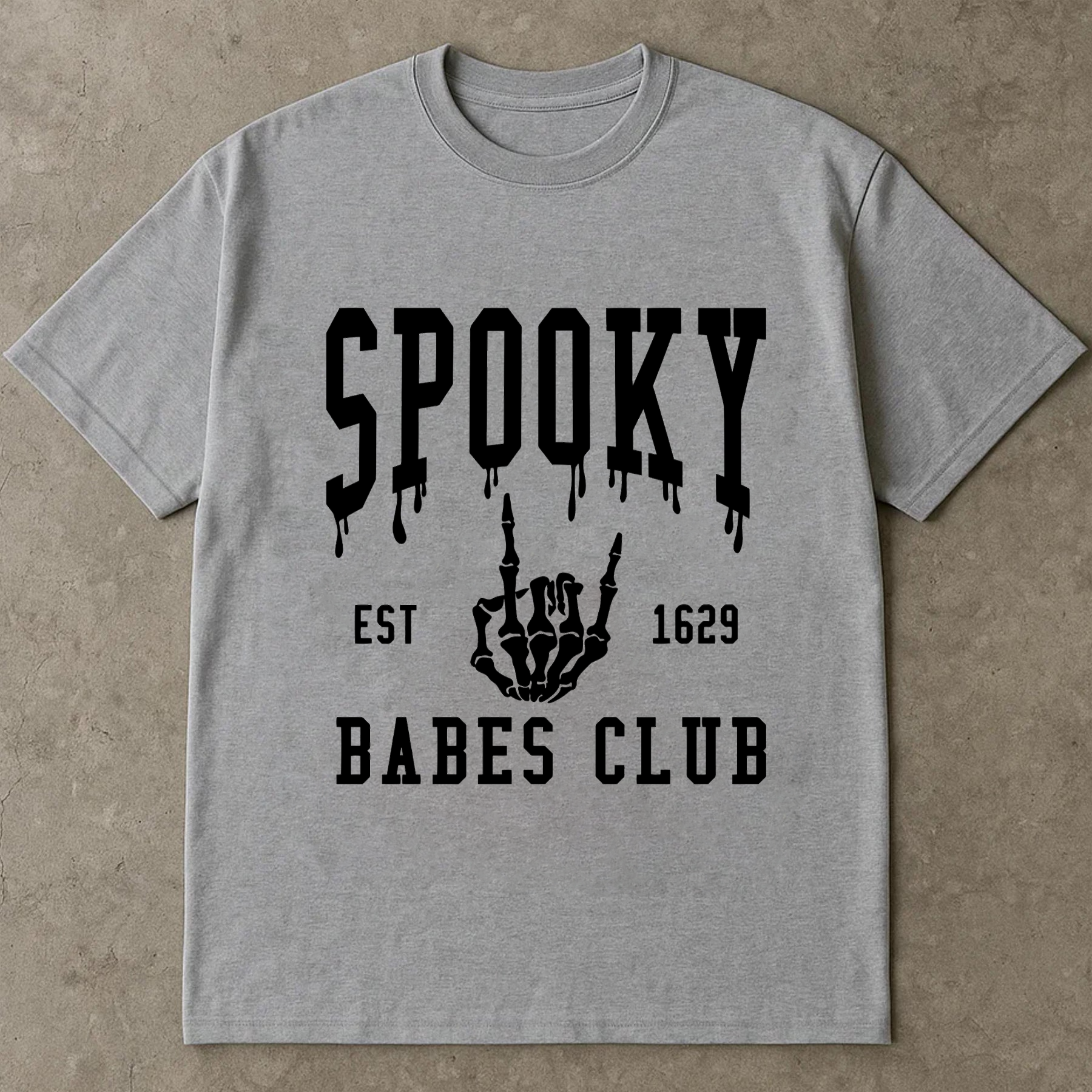 Skeleton Hand T-Shirt, Halloween Aesthetic Tee, Vintage Gothic Jake, Unisex Creepy Babes Club Graphic Tee
