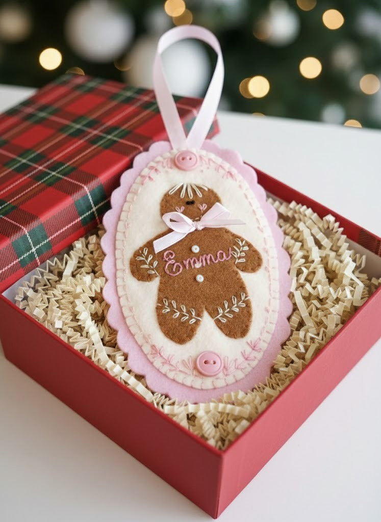 Personalized Baby Christmas Ornament, Newborn Ornament, Custom Name Keepsake, Handmade Ornament, Baby Shower Gift