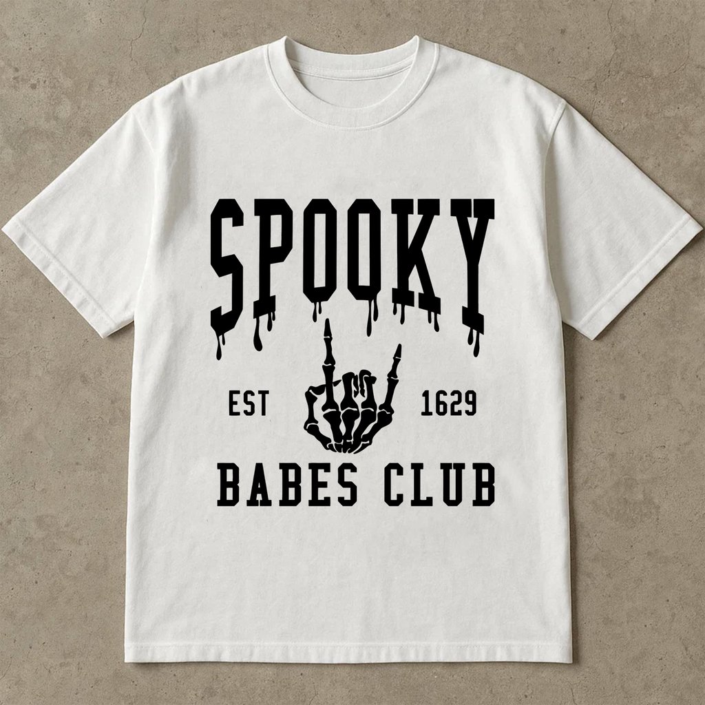 Skeleton Hand T-Shirt, Halloween Aesthetic Tee, Vintage Gothic Jake, Unisex Creepy Babes Club Graphic Tee