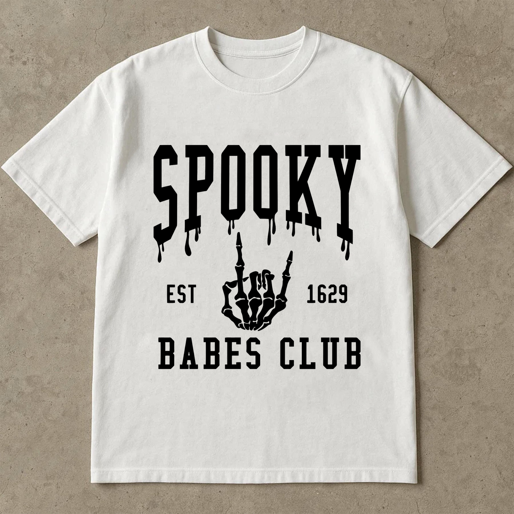 Skeleton Hand T-Shirt, Halloween Aesthetic Tee, Vintage Gothic Jake, Unisex Creepy Babes Club Graphic Tee