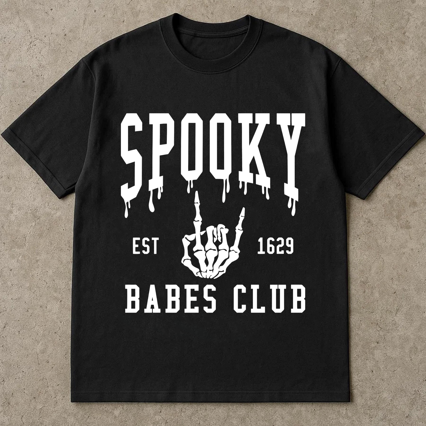 Skeleton Hand T-Shirt, Halloween Aesthetic Tee, Vintage Gothic Jake, Unisex Creepy Babes Club Graphic Tee