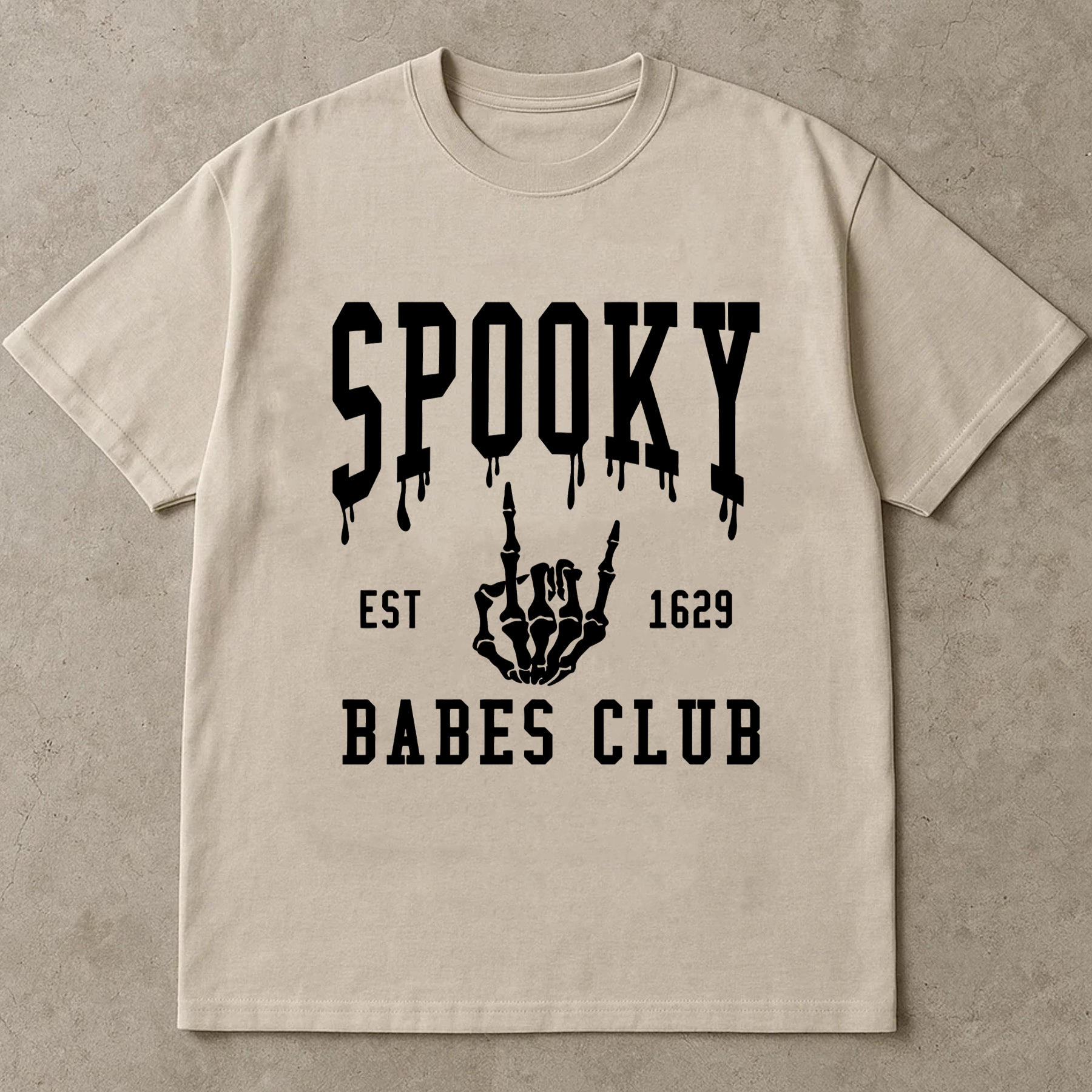 Skeleton Hand T-Shirt, Halloween Aesthetic Tee, Vintage Gothic Jake, Unisex Creepy Babes Club Graphic Tee