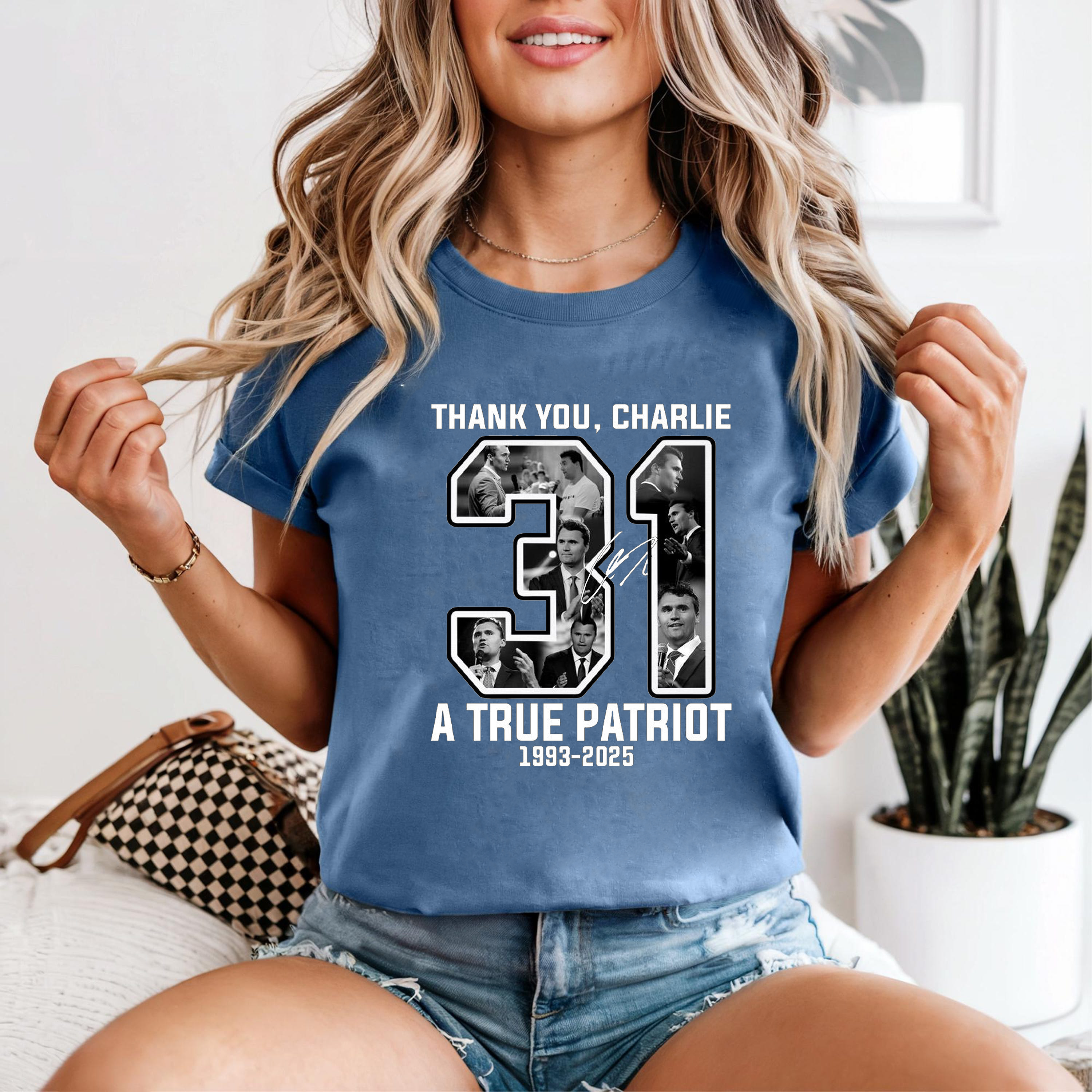 This Is The Turning Point Shirt, American Flag Cross Tee, Charlie Kirk Tribute T Shirt, Patriotic Faith Graphic Tee