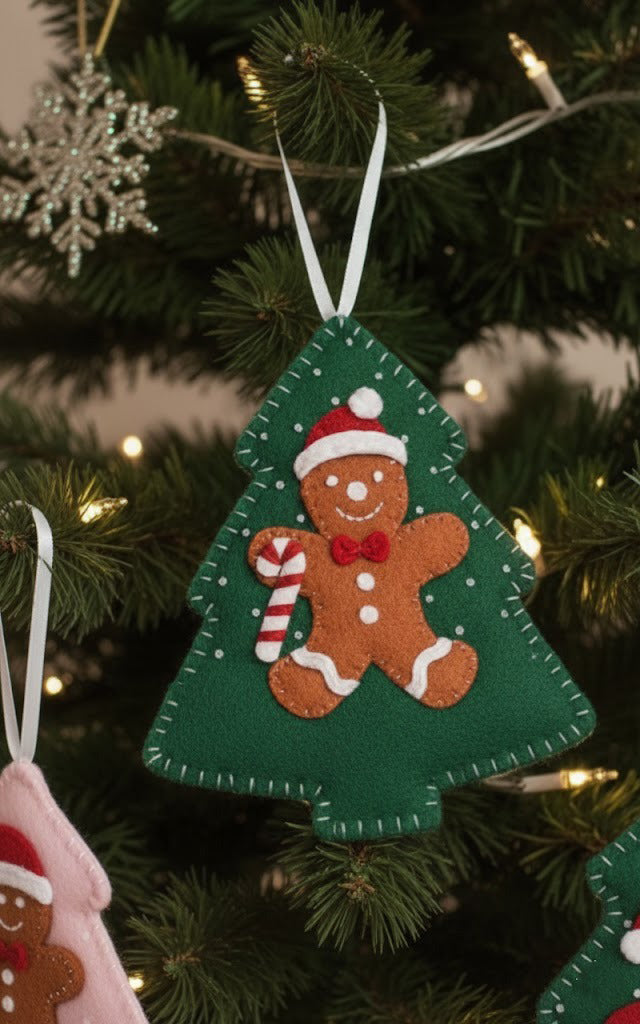 Personalized Gingerbread Ornament, Gingerbread With Name Ornament, Custom Name Keepsake, Handmade Ornament, Family Gift