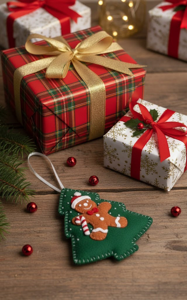 Personalized Gingerbread Ornament, Gingerbread With Name Ornament, Custom Name Keepsake, Handmade Ornament, Family Gift