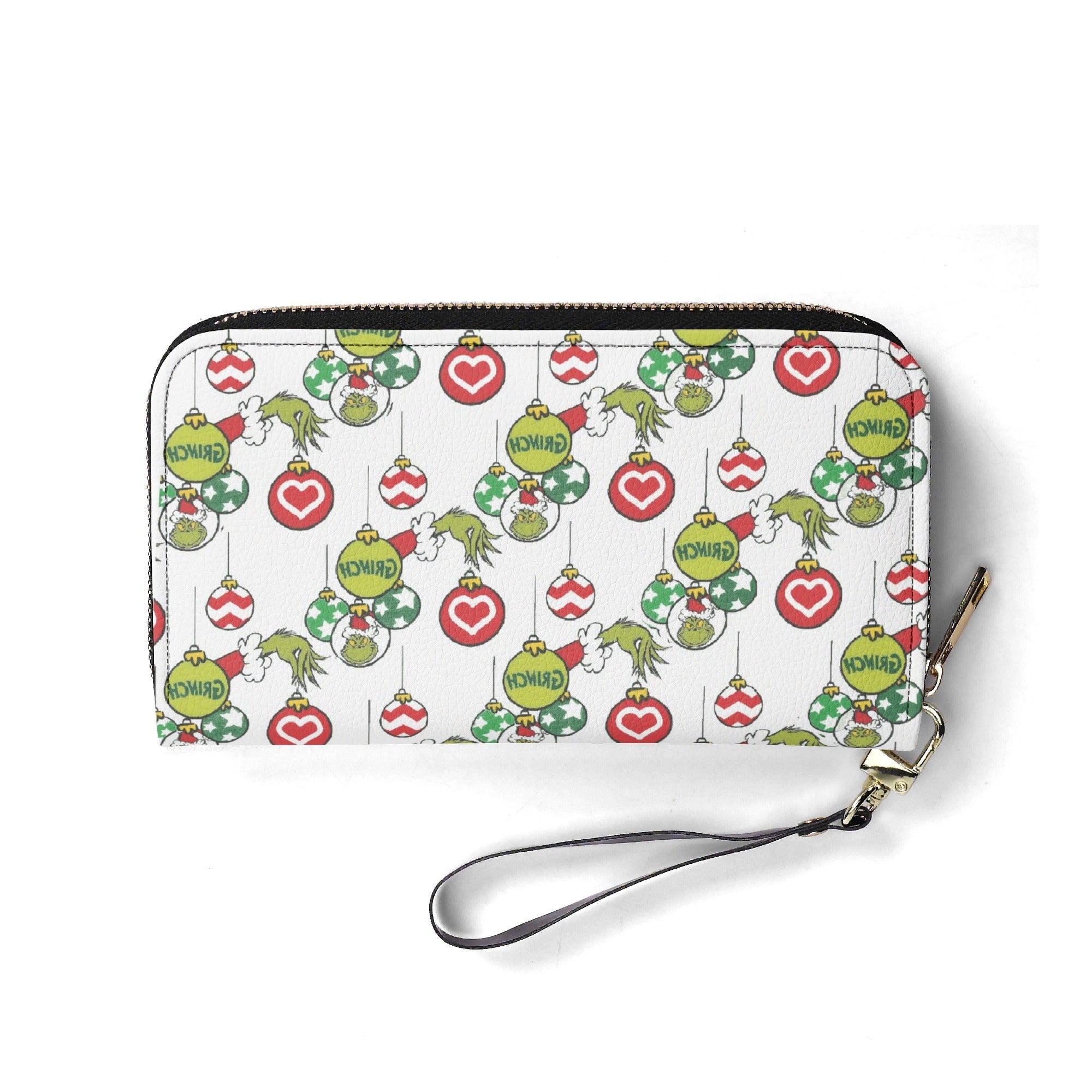 Christmas Ornament Pattern Handbag, Festive Holiday Purse, Winter Party Tote Bag, Cute Seasonal Shoulder Bag