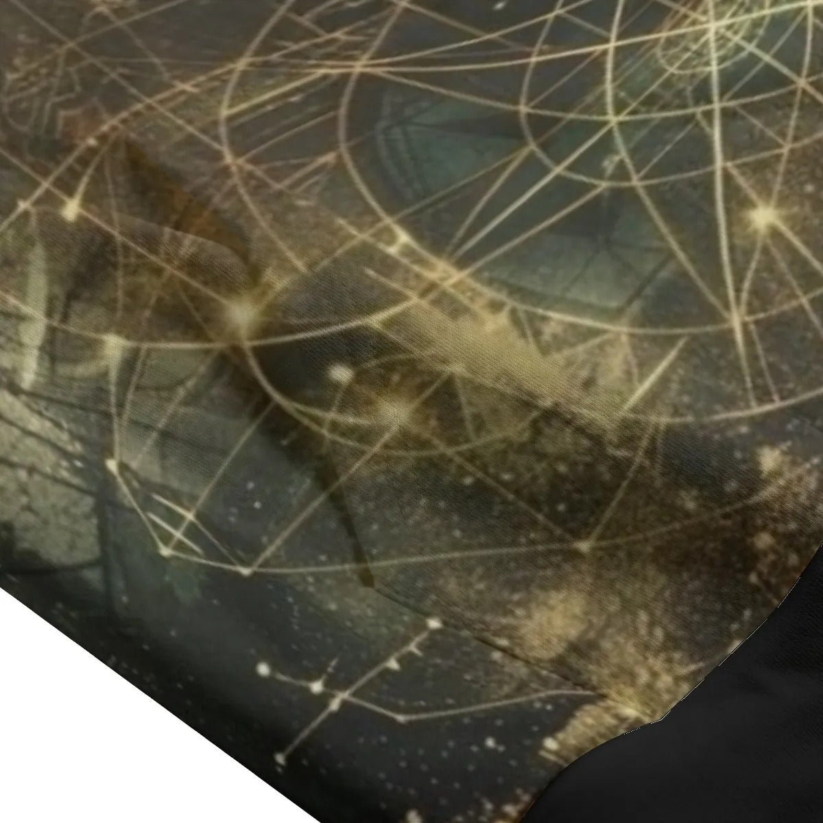 Celestial Alchemy Pullover Hoodie, Sacred Geometry Hoodie with Cosmic Astral Design for Spiritual Souls & Starseekers