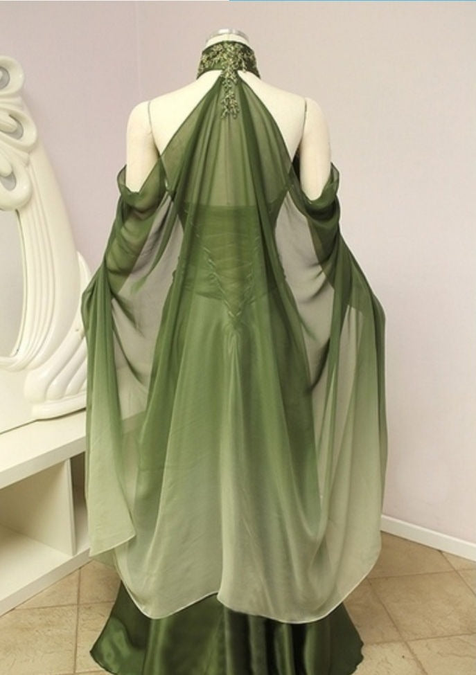 Halloween Costumes, Black Gothic Hooded Cape, Witch Cloak for Halloween, Long Vampire Cloak for Women