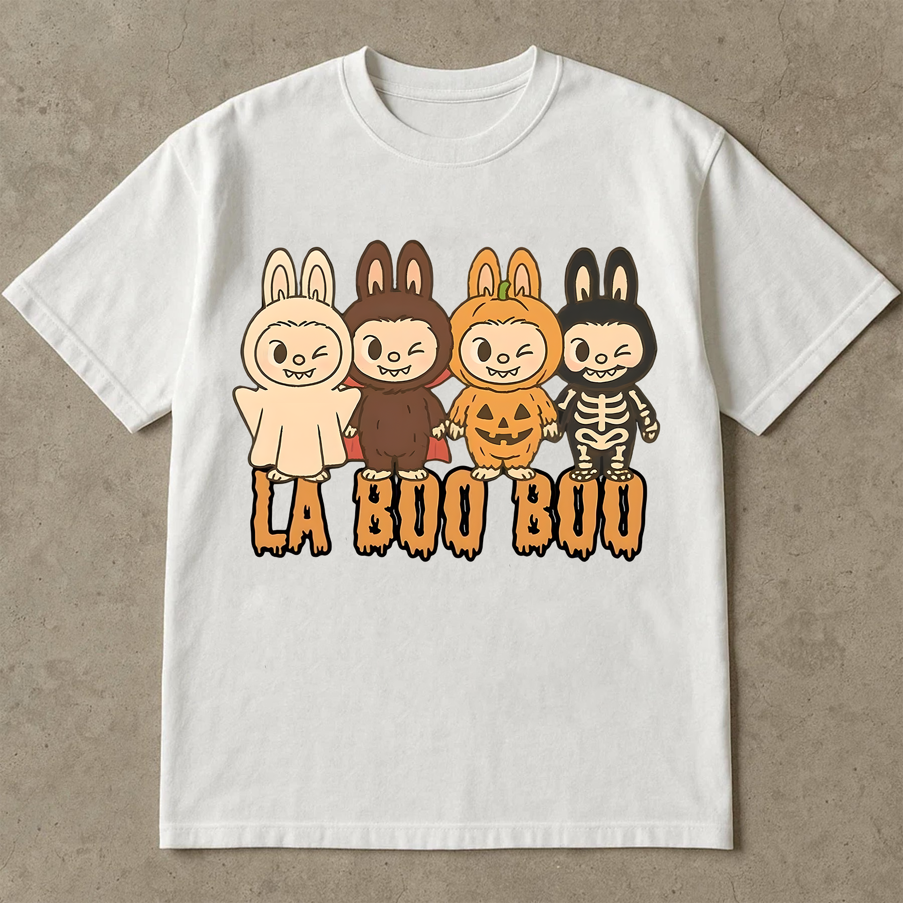 Labooboo Halloween Shirt, Spooky Labubu Shirt, Labubu Lover, Trending Cartoon Character Shirt, Labubu Sweatshirt, Halloween Shirt