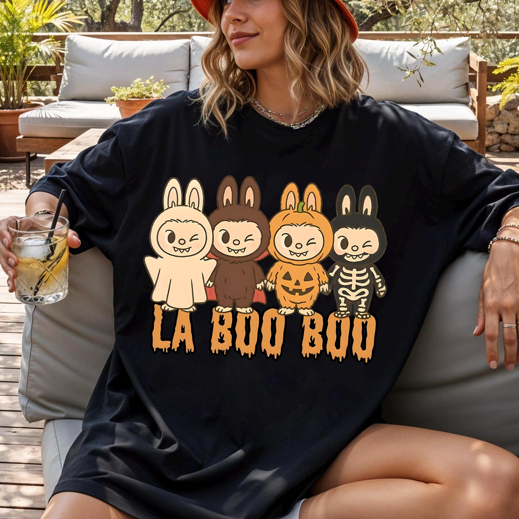 Labooboo Halloween Shirt, Spooky Labubu Shirt, Labubu Lover, Trending Cartoon Character Shirt, Labubu Sweatshirt, Halloween Shirt