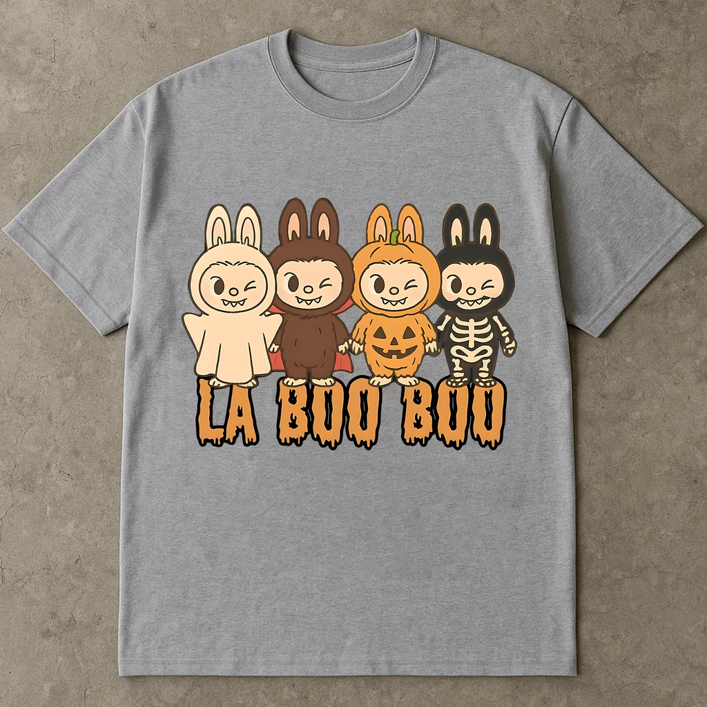 Labooboo Halloween Shirt, Spooky Labubu Shirt, Labubu Lover, Trending Cartoon Character Shirt, Labubu Sweatshirt, Halloween Shirt