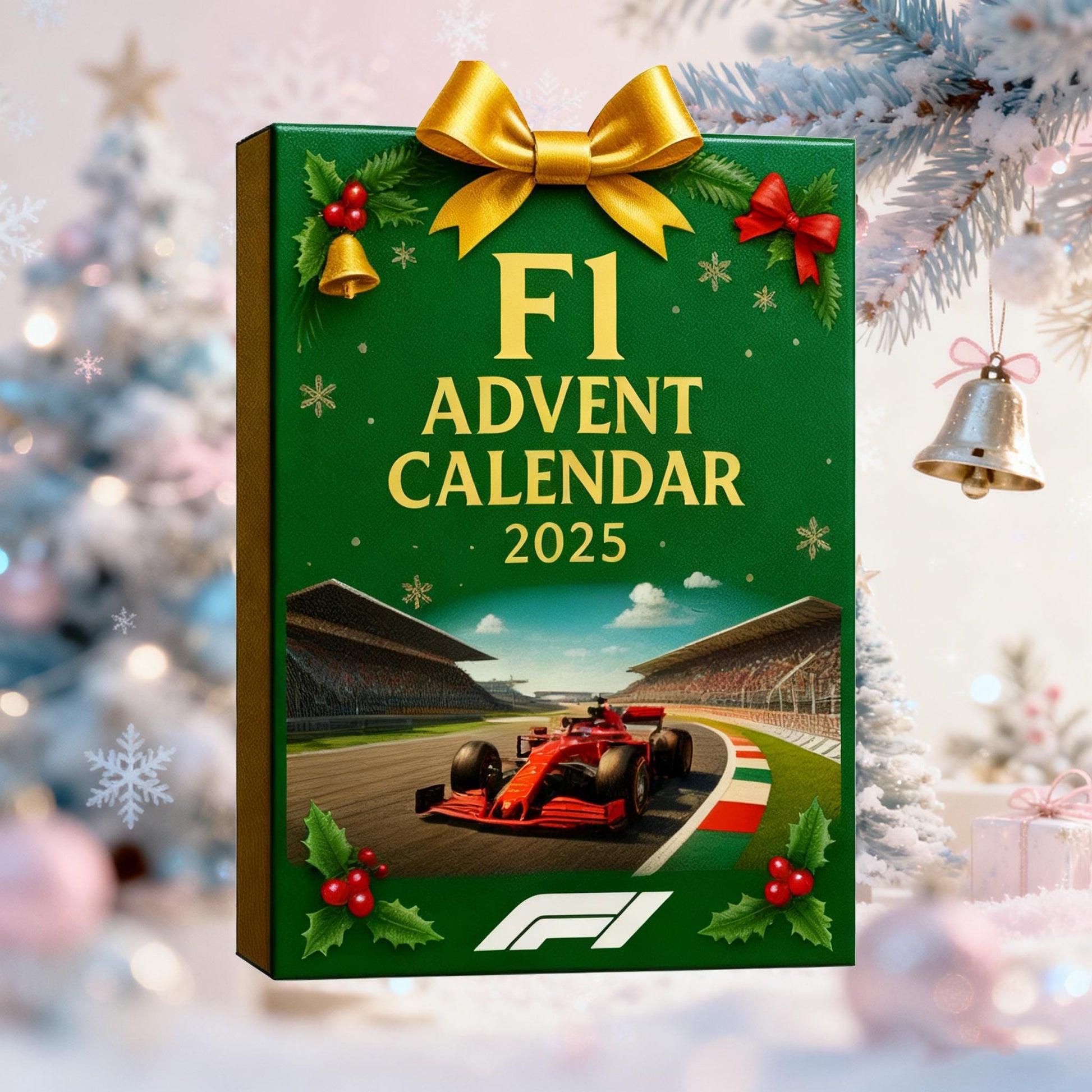 Racing Legends Toy Advent Calendar 2025, 24 Days Mini Car & Helmet Collectible Set, Gift for Motorsport Fans