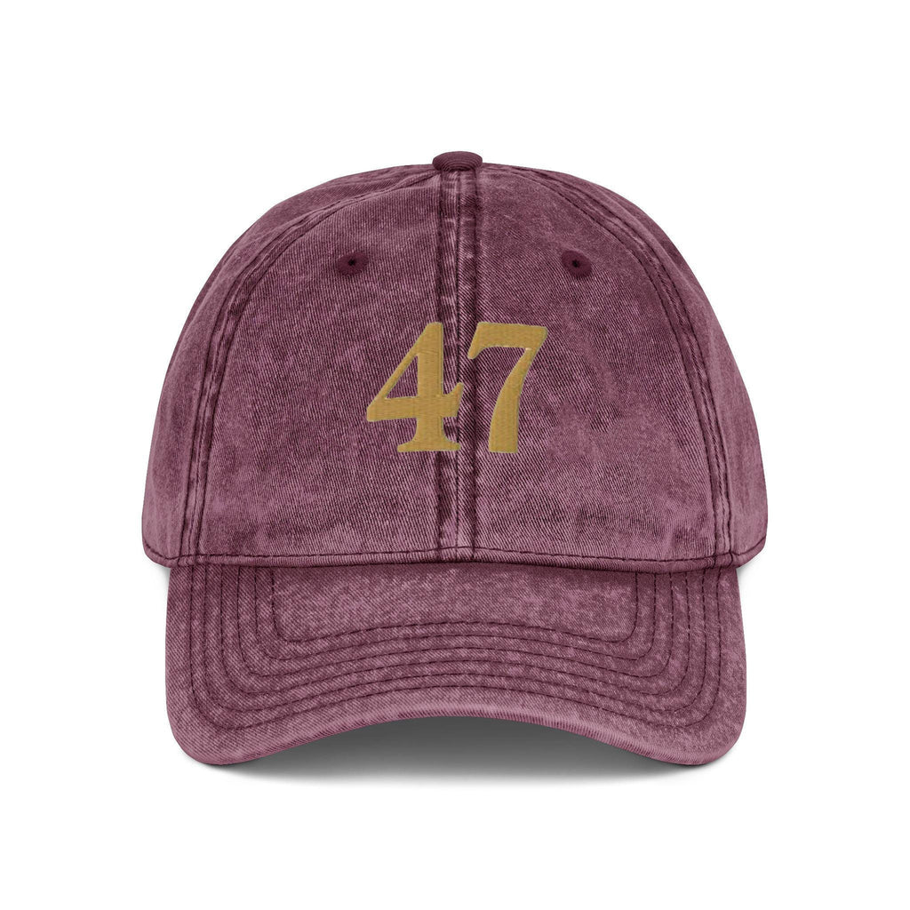 Embroidered 47 Charlie Kirk Washed Cap, Republican, Politics, Rest in Peace, Embroidered Hat, Patriotic Hat, trucker hat, Freedom Cap